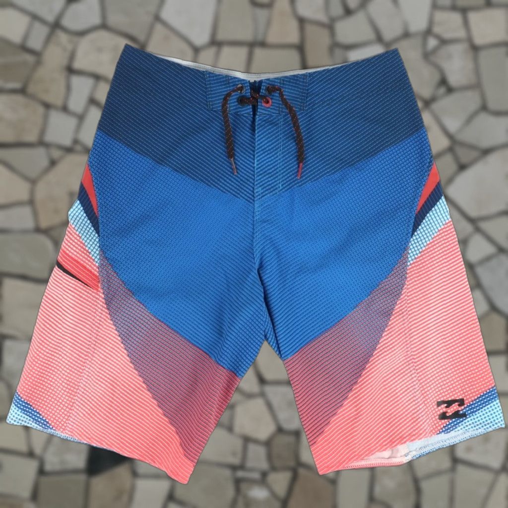 Billabong Billabong Platinum X Polyester Woven Swimming Shorts Colorblock Men 27 Multi-Colored Colorblock Regular Mens 27 Size US 27 - 1 Thumbnail