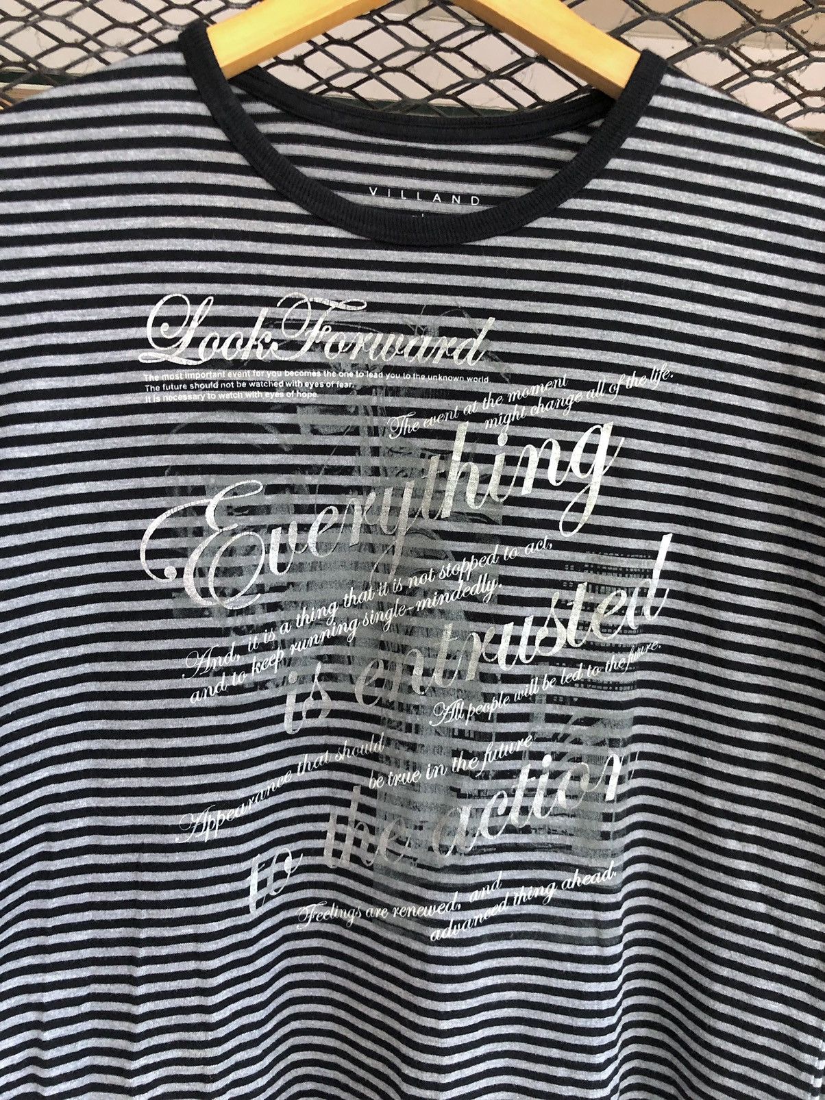 If Six Was Nine × Japanese Brand × Le Grande Bleu (L.G.B.) JAPANESE VILLAND POEM STRIPPED LONGSLEEVE LGBSTYLE Size US L / EU 52-54 / 3 - 3 Thumbnail