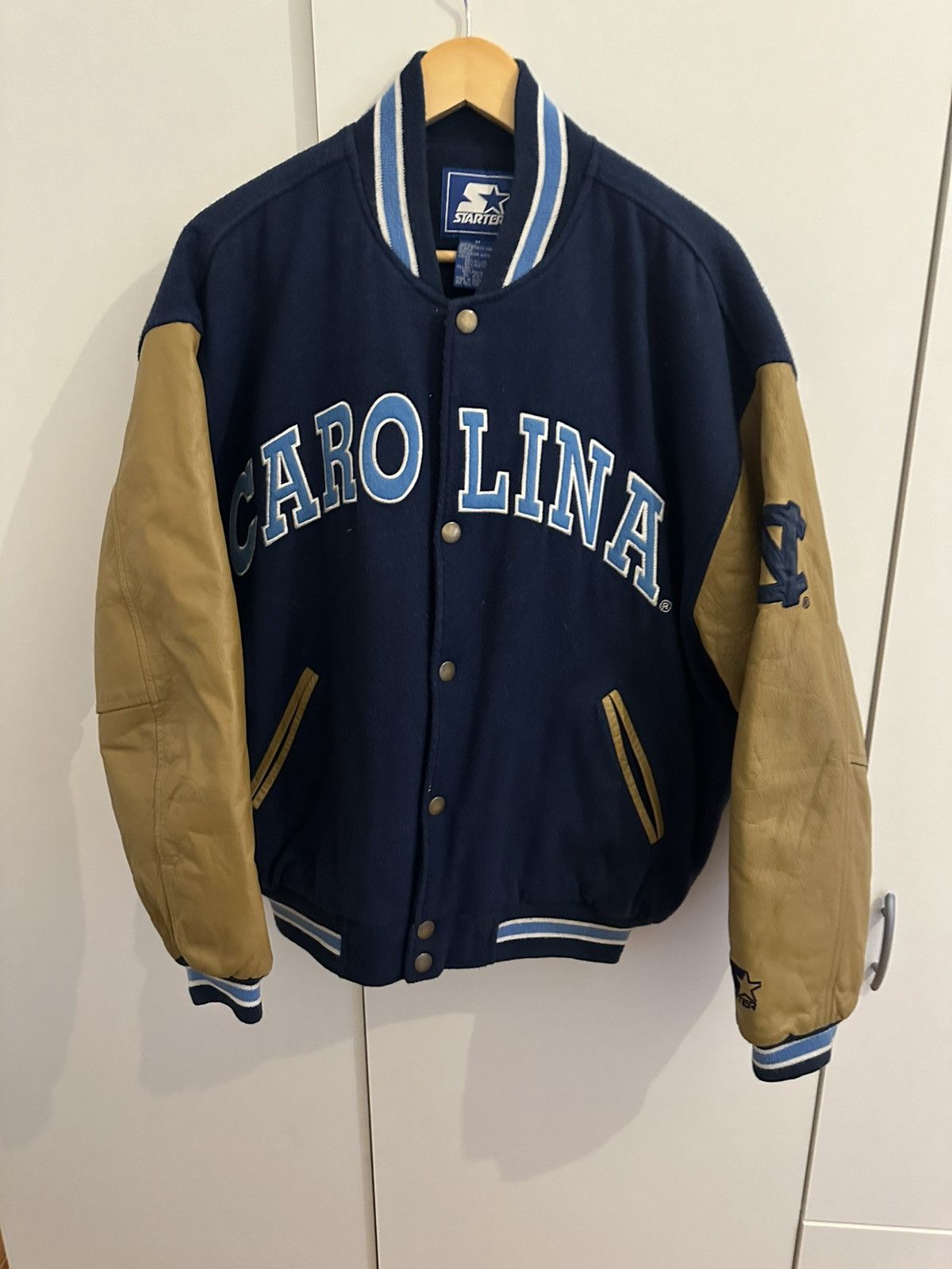 Starter Starter Jacke North Carolina Size M Lederjacke Jacket Size US M / EU 48-50 / 2 - 4 Thumbnail