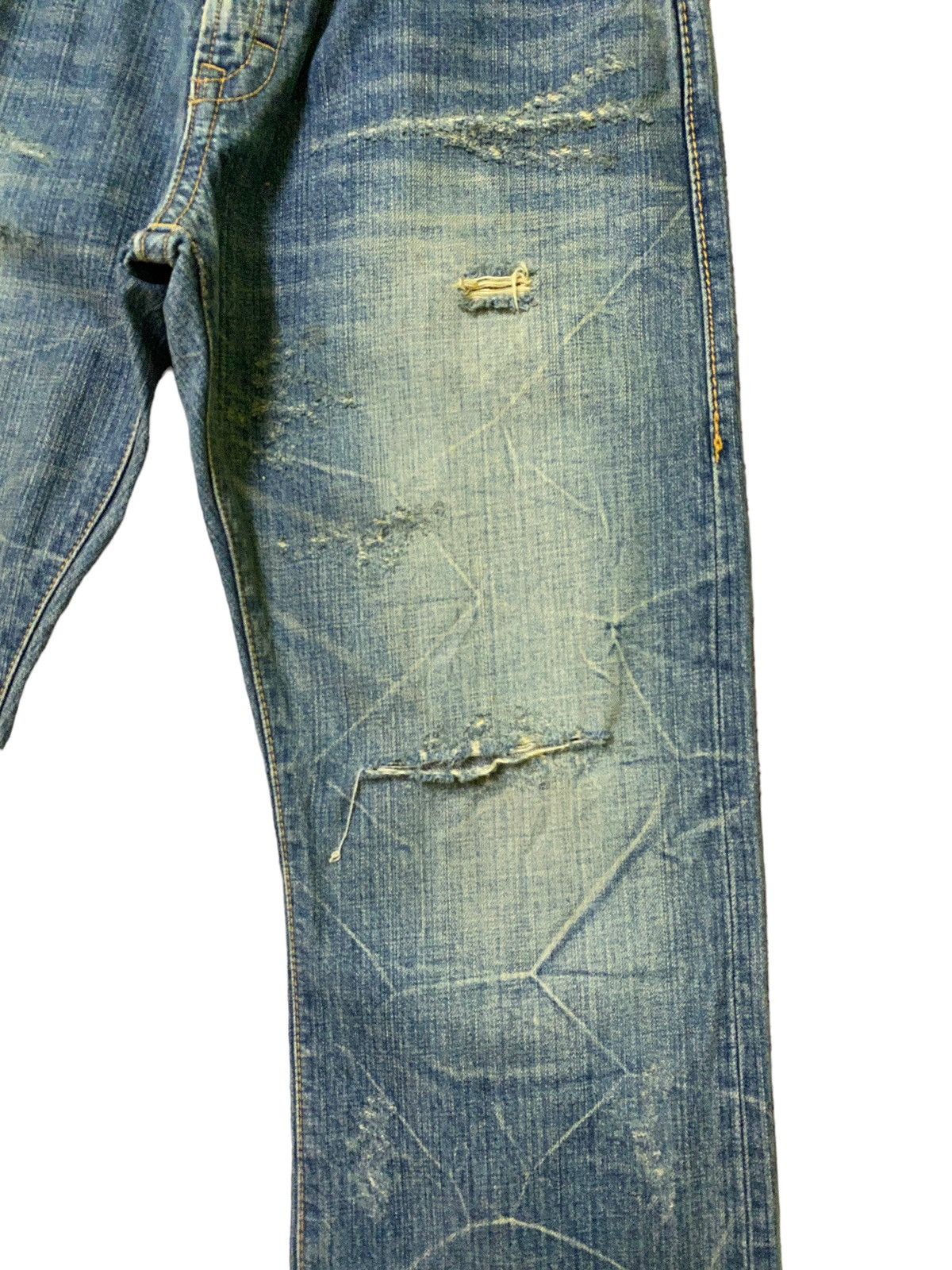 Japanese Brand × Vintage Vintage COCOLULU Big Logo Distressed Acid Wash Denim Size US 32 / EU 48 - 6 Thumbnail