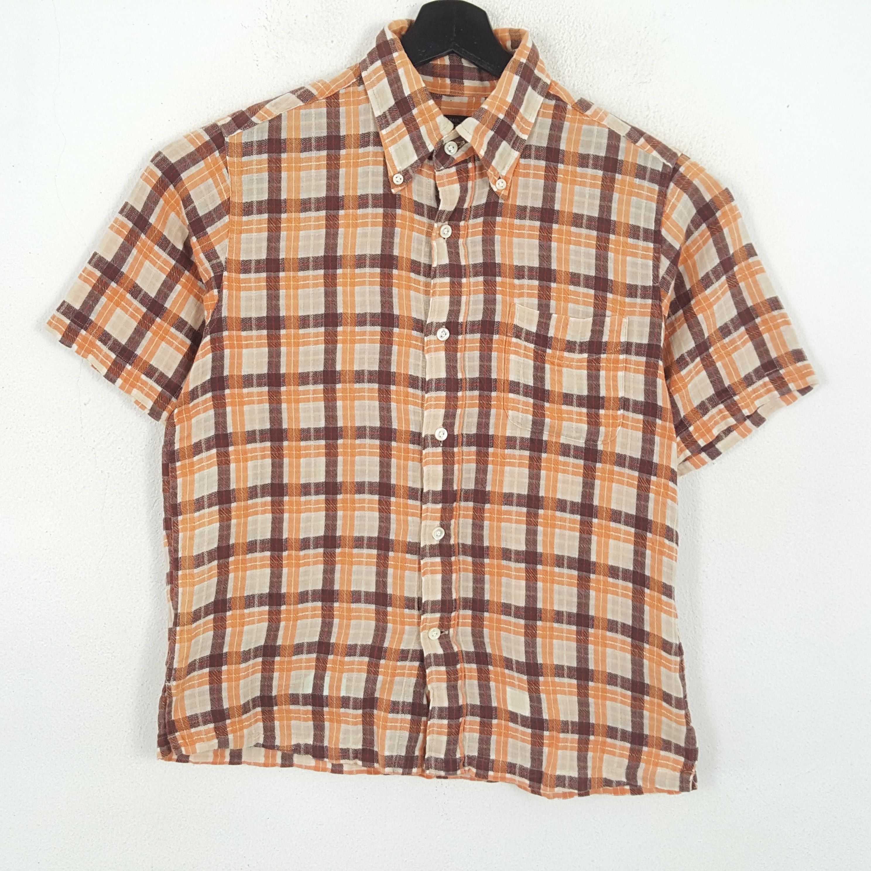 Japanese Brand × Sugar Cane × Vintage SUGAR CANE Japanese Casual Boxy Style Shirt Size US S / EU 44-46 / 1 - 1 Thumbnail