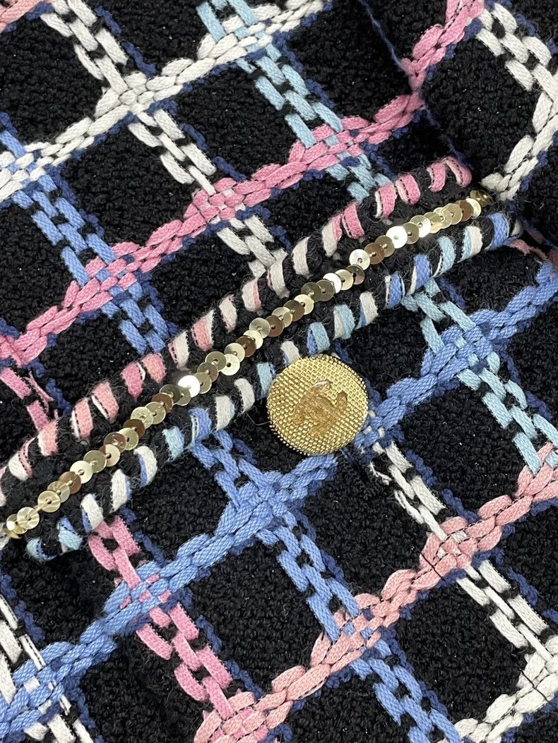 Chanel Chanel Colorful plaid tweed four-pocket jacket Size XS / US 0-2 / IT 36-38 - 3 Thumbnail