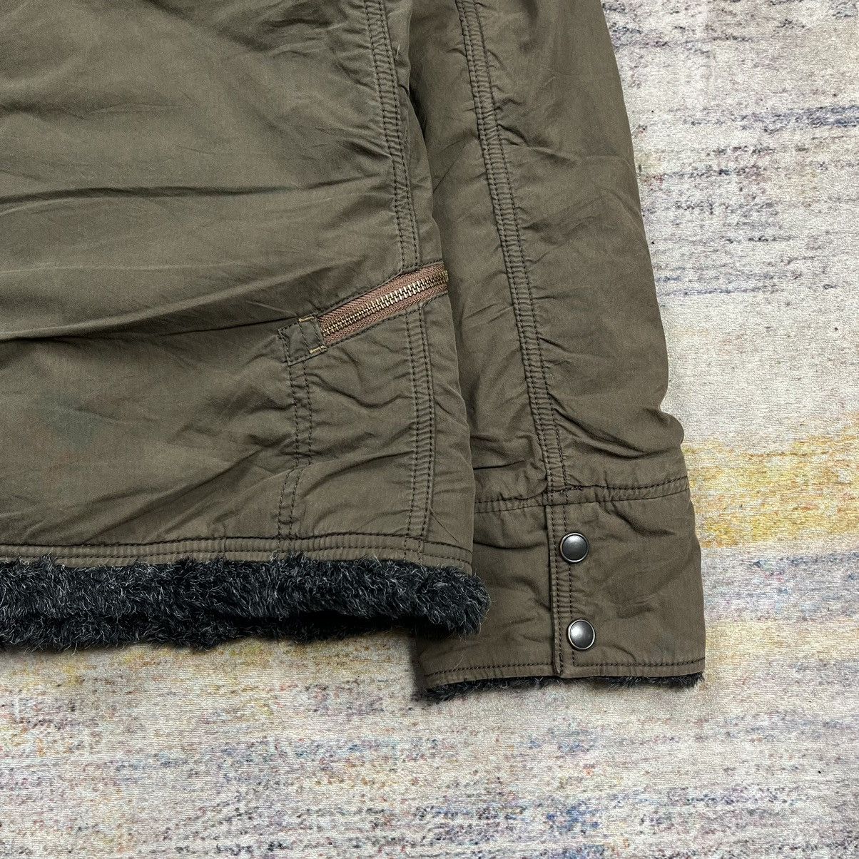 If Six Was Nine × Johnbull × Le Grande Bleu (L.G.B.) Vintage Johnbull military trim fur lined jacket Goa style Size US L / EU 52-54 / 3 - 9 Thumbnail