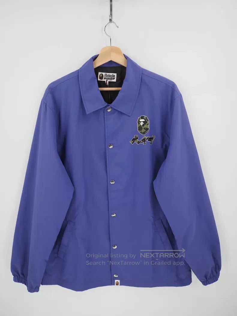 Bape BAPE Purple Harajuku Limited Coach Jacket Size US XL / EU 56 / 4 - 2 Thumbnail