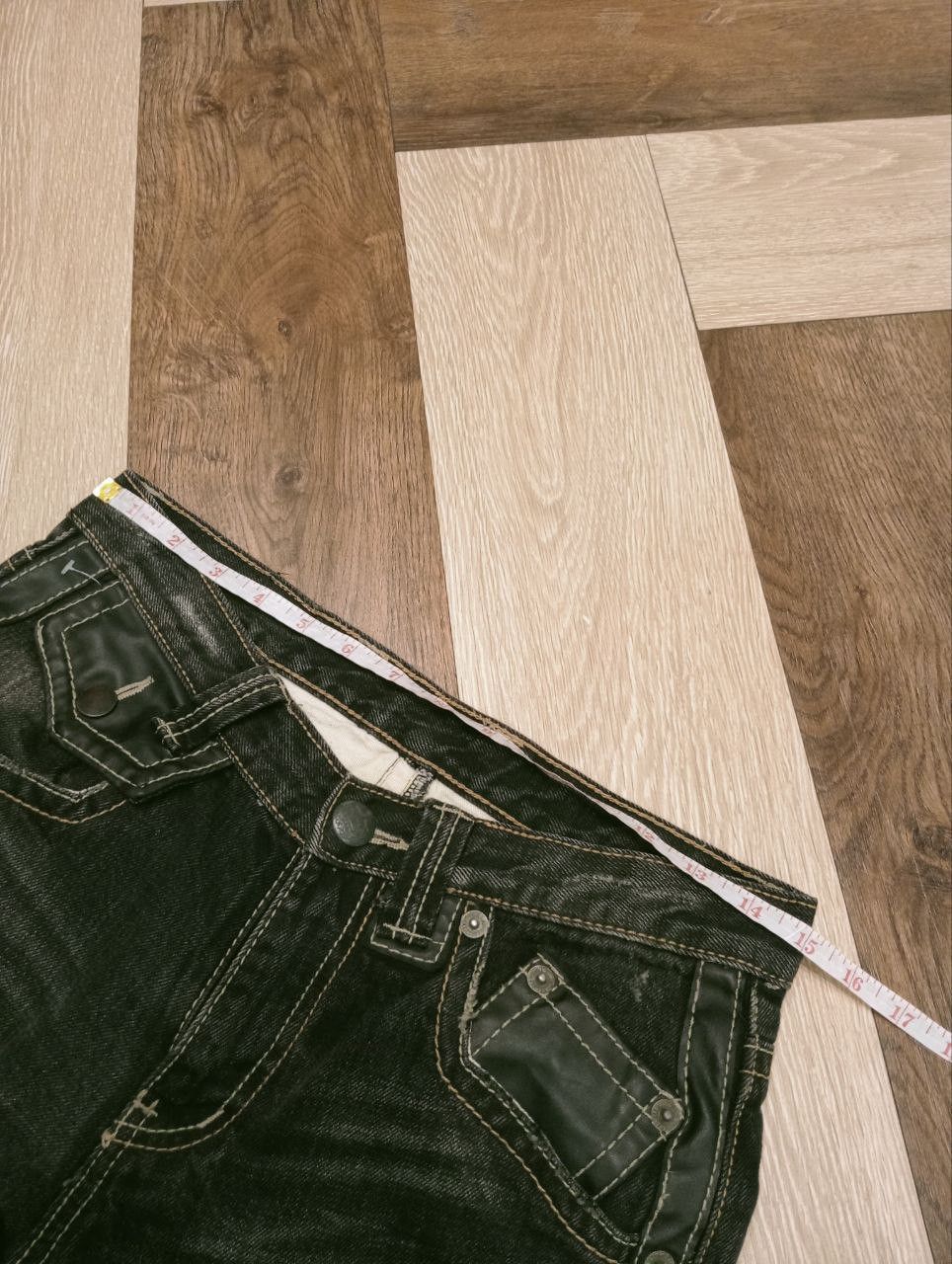 If Six Was Nine TRIM JAPAN DISTRESSED JEANS Size US 30 / EU 46 - 10 Thumbnail