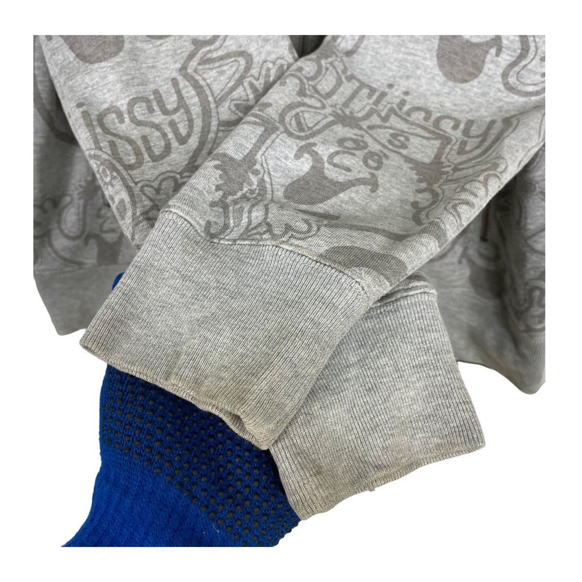 Stussy 💥STUSSY CLOWN CARTOON OVERPRINTS HOODIE Size US L / EU 52-54 / 3 - 6 Thumbnail