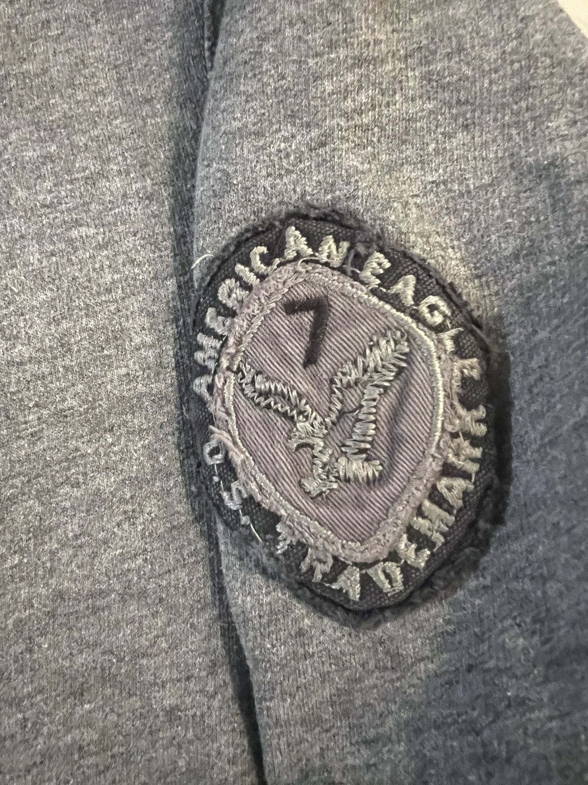 American Eagle Outfitters Vintage American Eagle Outfitters Grey Sweatshirt Medium Size US M / EU 48-50 / 2 - 2 Thumbnail