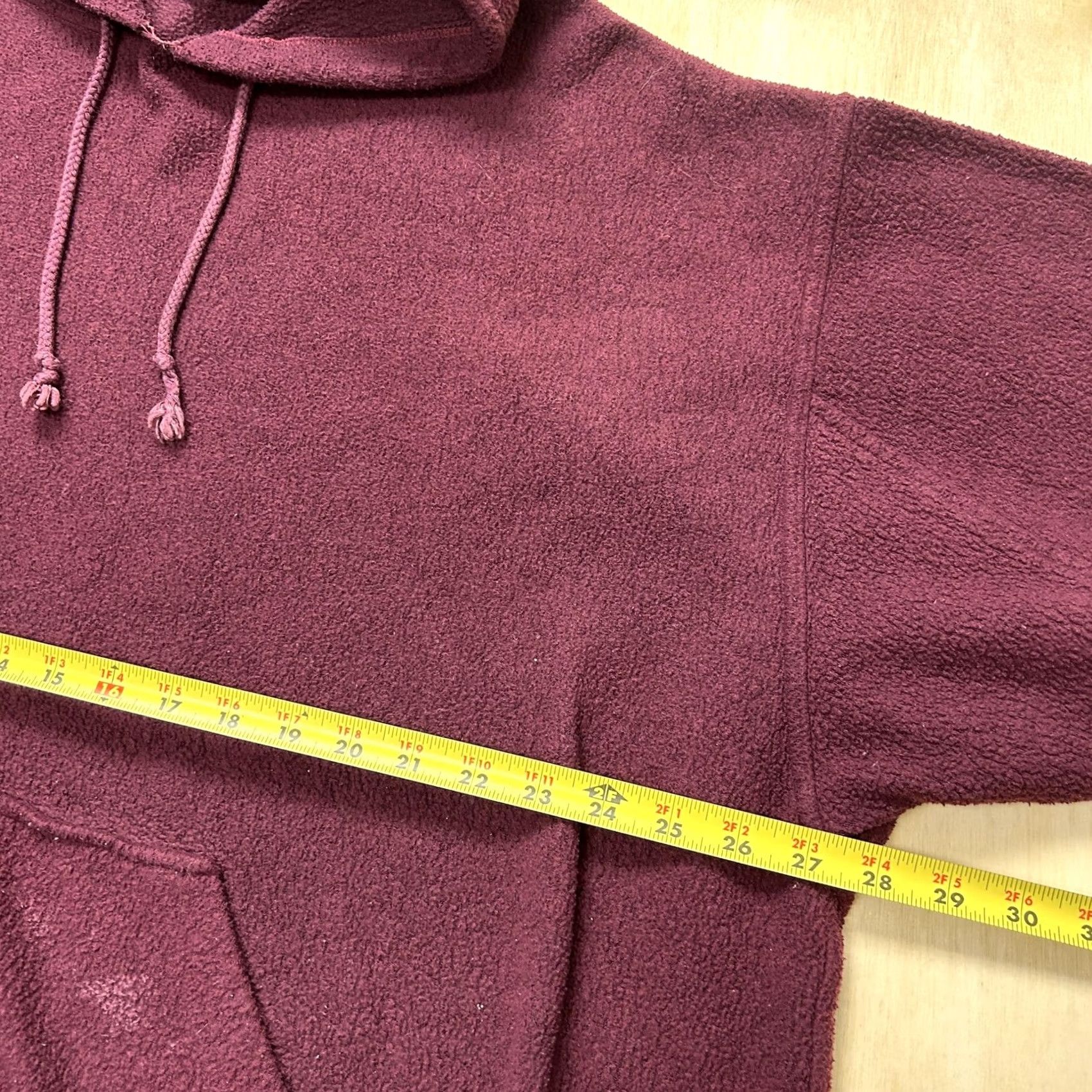 KangaROOS VINTAGE First Run Hoodie Mens XL Red Fleece Kangaroo Pocket Pullover Sweatshirt Size US XL / EU 56 / 4 - 6 Thumbnail