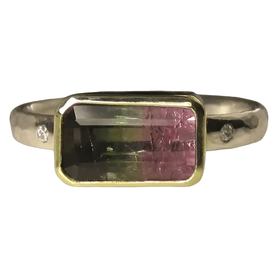 Other Watermelon Tourmaline, Diamond Engagement Ring Size ONE SIZE - 1 Preview