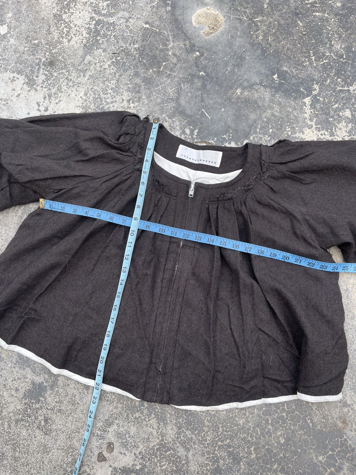 Issey Miyake × Sunao Kuwahara Sunaokuwahara wide sleeve short blouse Size M / US 6-8 / IT 42-44 - 11 Thumbnail