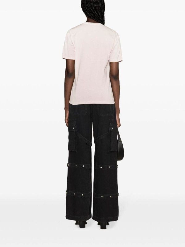 Off-White o1y1225 Crewneck T-Shirt in Light Pink Size M / US 6-8 / IT 42-44 - 3 Thumbnail