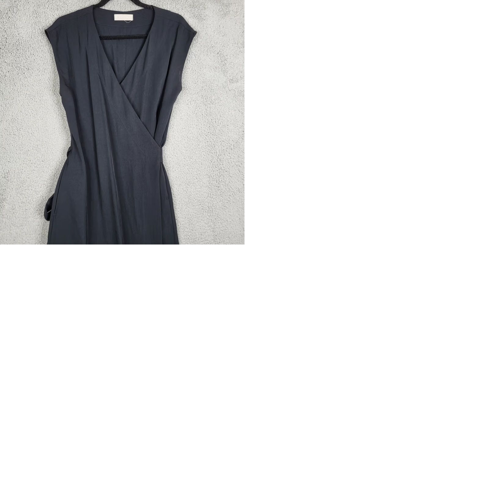 Everlane Evelane Womens black Cap sleeve Wrap dress Size 4 - Casual, Size S / US 4 / IT 40 - 9 Thumbnail