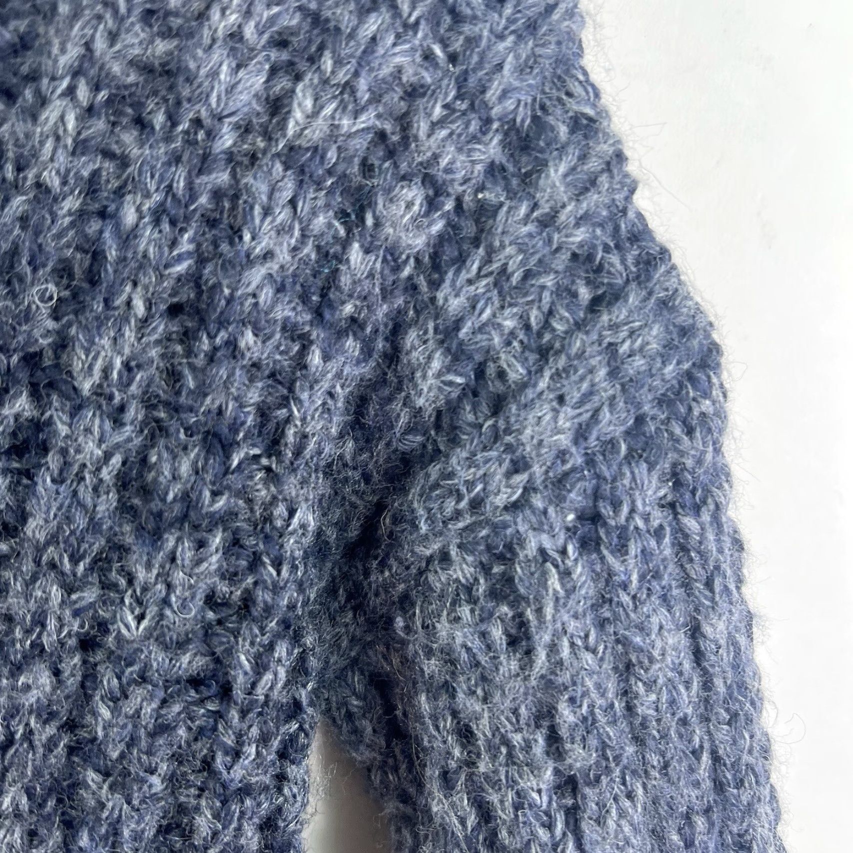 Massimo Dutti Massimo Dutti Wool Blend Cable Knit Sweater Womens Sioze S Blue Size S / US 4 / IT 40 - 2 Thumbnail