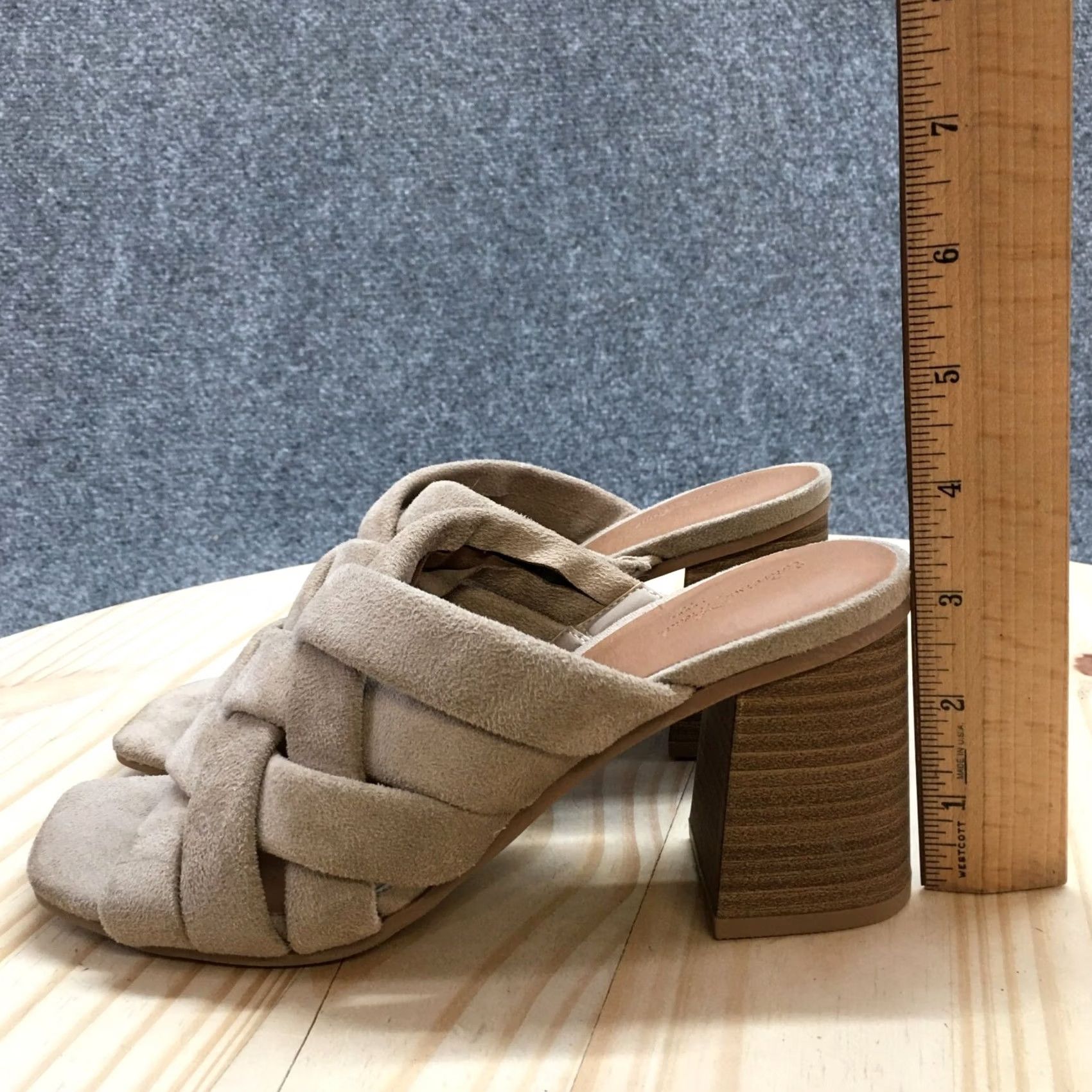 Vintage Universal Thread Andy Sandals Womens 6.5 Brown Braided Strap Slip On Mule Slide Casual Shoes Women Size US 7 / IT 37 - 6 Thumbnail