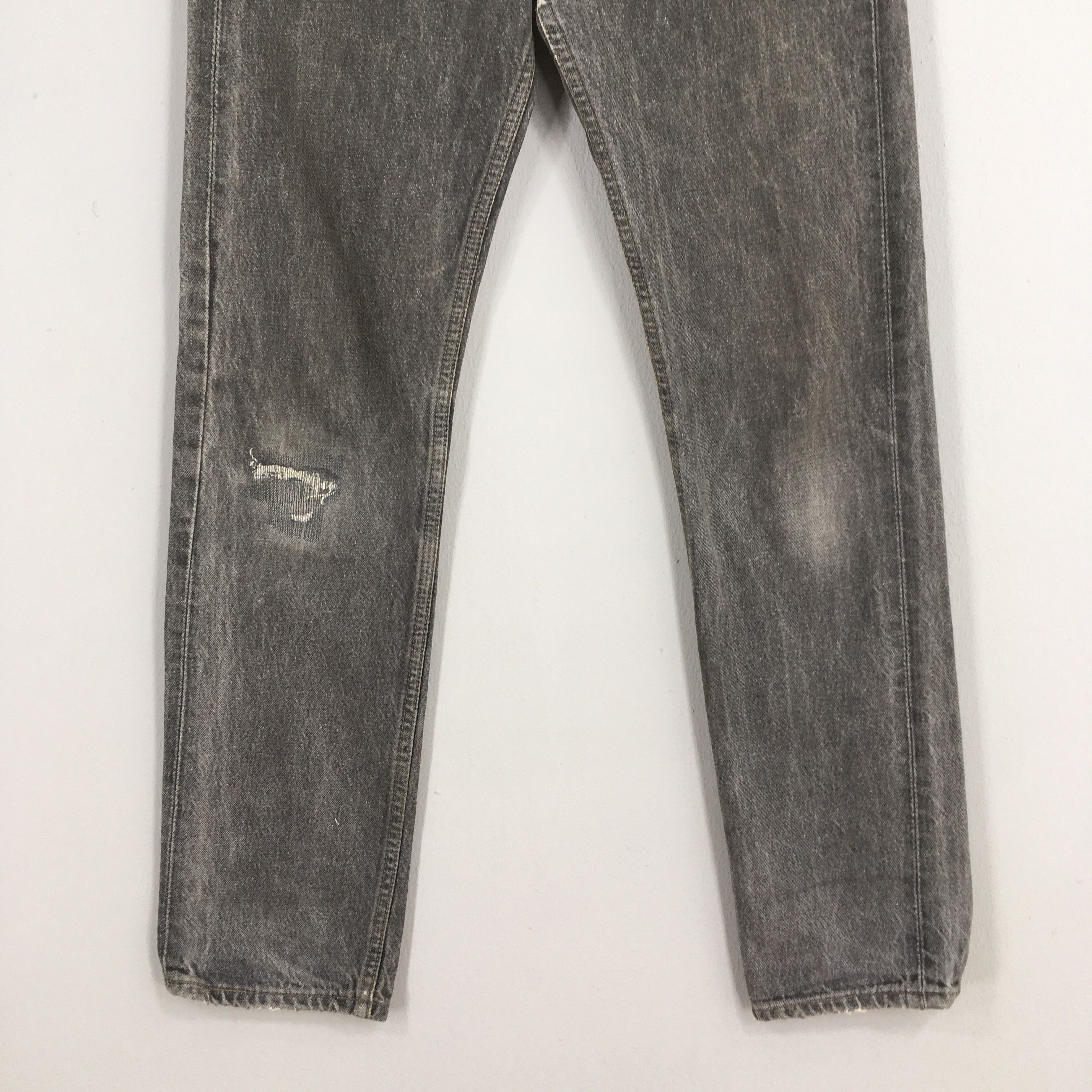 Levi's Size 30x30Vintage 90s Levi's 501 Faded Black Jeans S649 Size US 30 / EU 46 - 4 Thumbnail