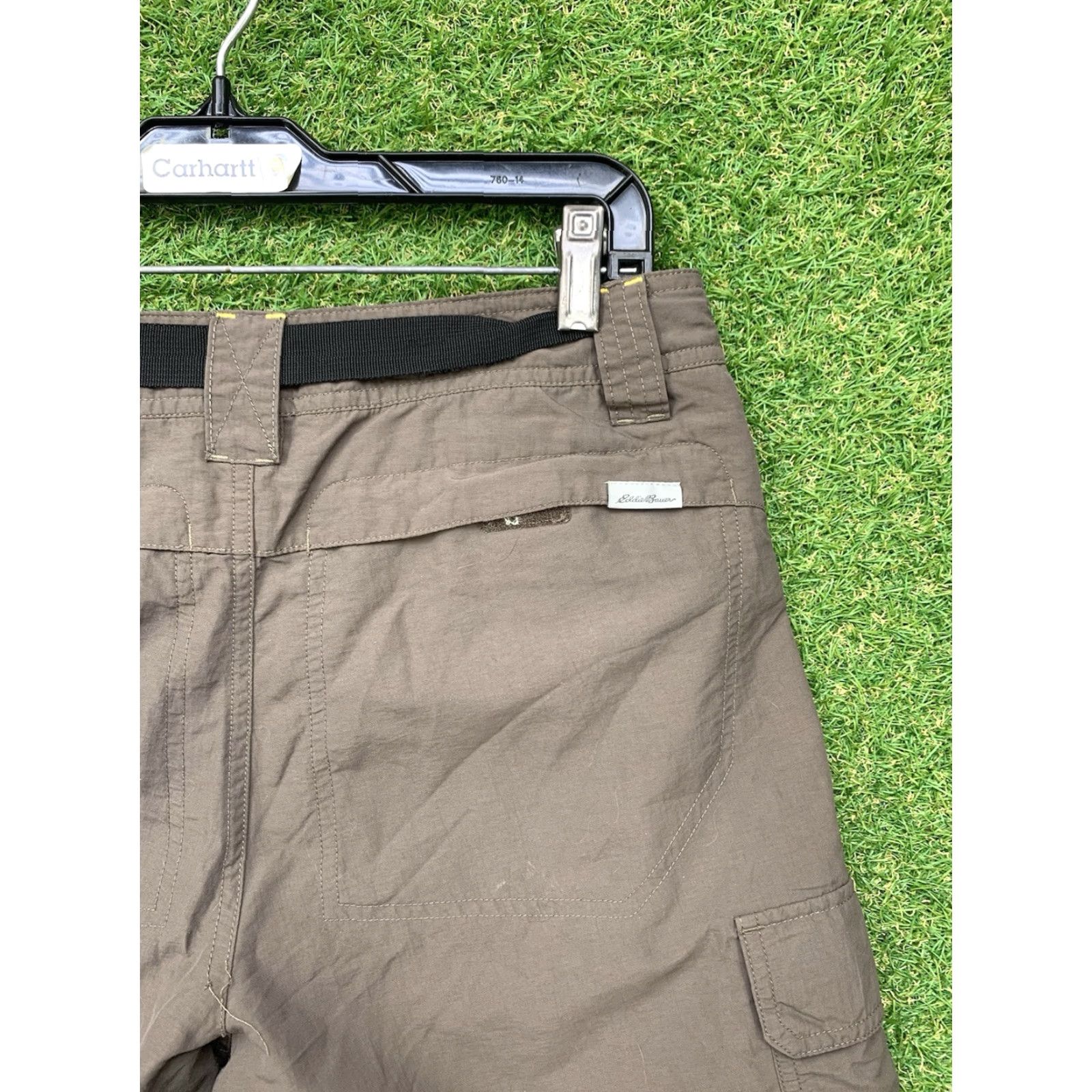 Eddie Bauer Eddie Bauer TraveX Shorts Mens 30 Casual Performance Chino Khaki Beige Hiking Size US 30 / EU 46 - 5 Thumbnail