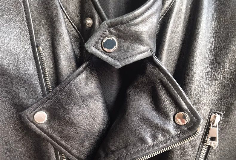 Versace Versace Men's leather jacket Size US L / EU 52-54 / 3 - 3 Thumbnail