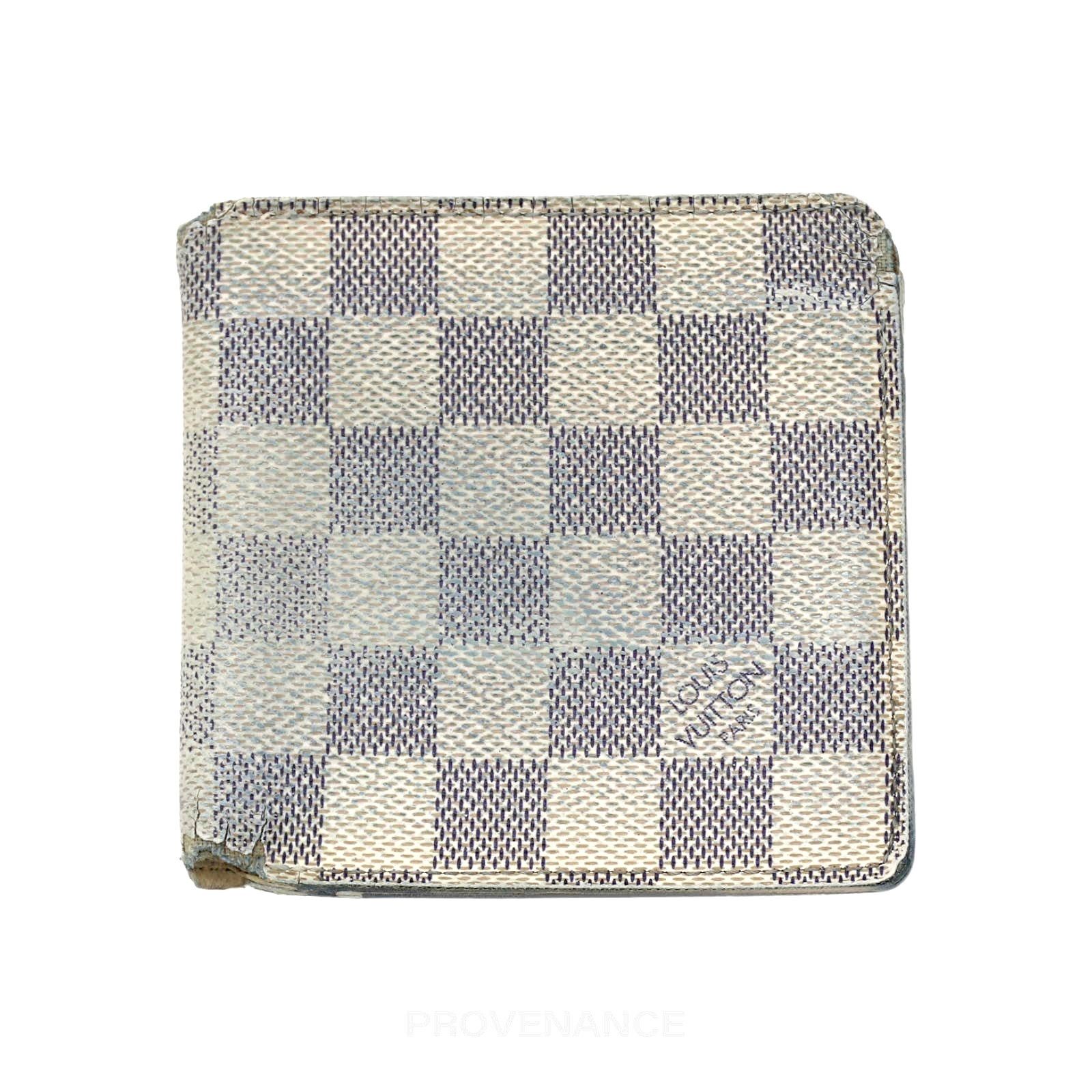 Louis Vuitton 🔴 Louis Vuitton Marco Wallet - Damier Azur Size ONE SIZE - 1 Thumbnail