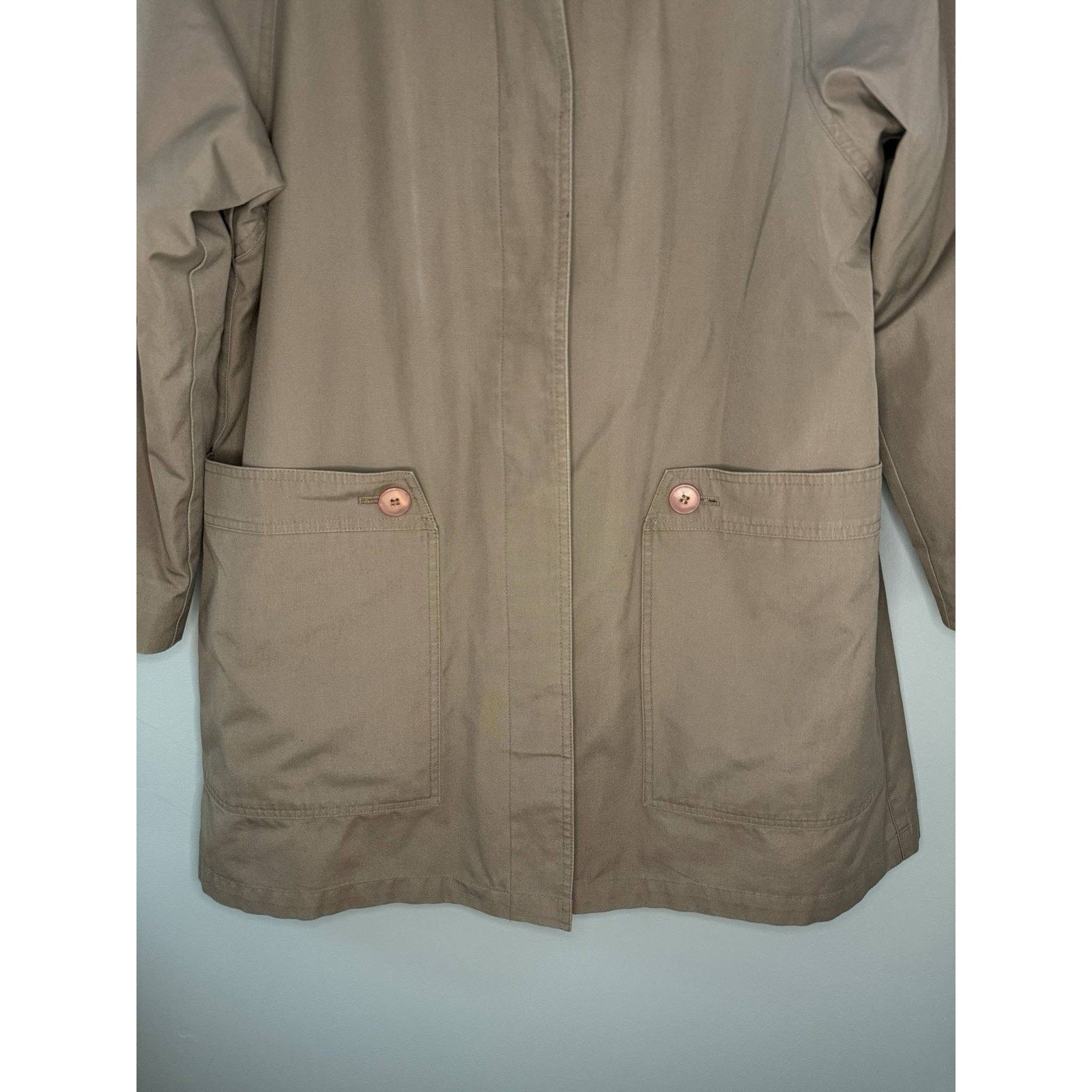 London Fog London Fog Beige Removable Liner Trench Chore Coat Womens 6R Size M / US 6-8 / IT 42-44 - 13 Thumbnail