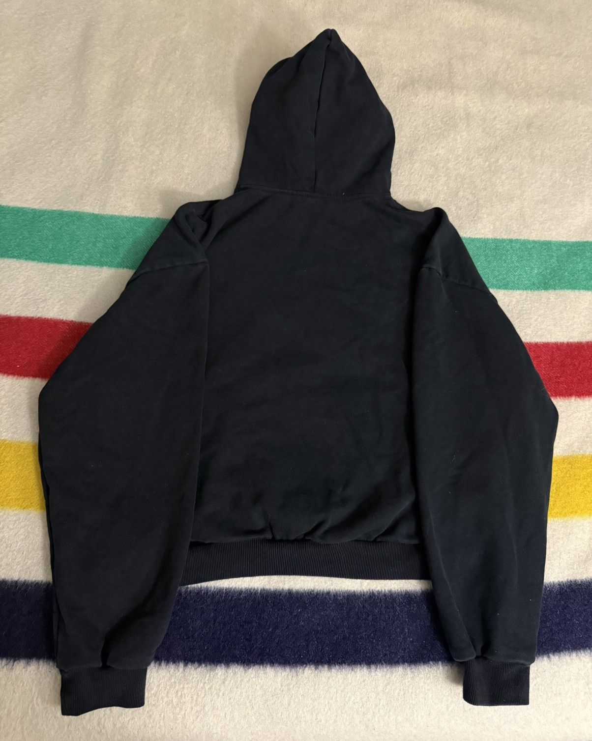 Fugazi 2025 Fugazi Trevor Gorji Runway Boxy Cropped Hoodie Medium Size US M / EU 48-50 / 2 - 2 Thumbnail