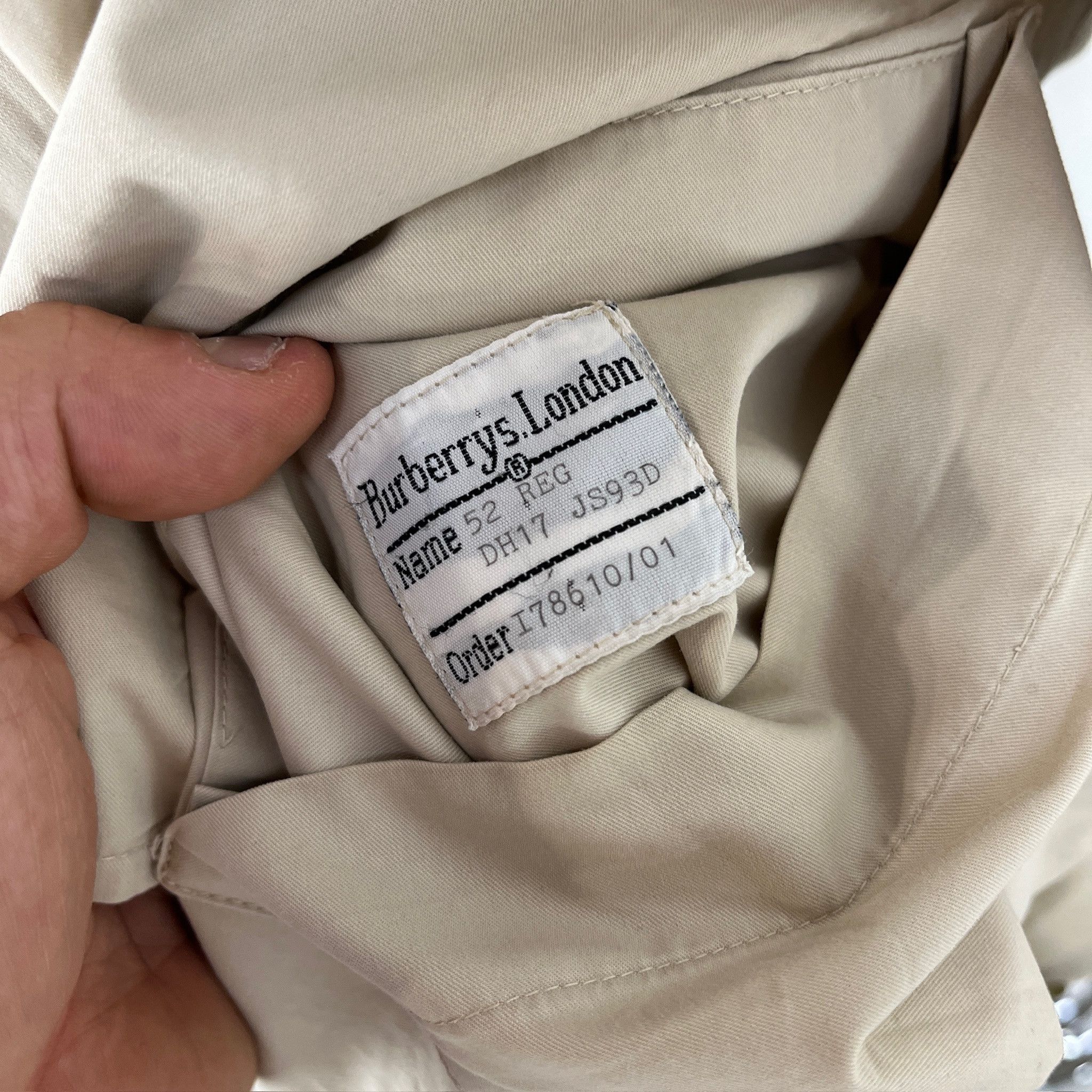 Burberry Trench Burberrys Cotone Anni '90 – 52 IT Size US L / EU 52-54 / 3 - 6 Thumbnail