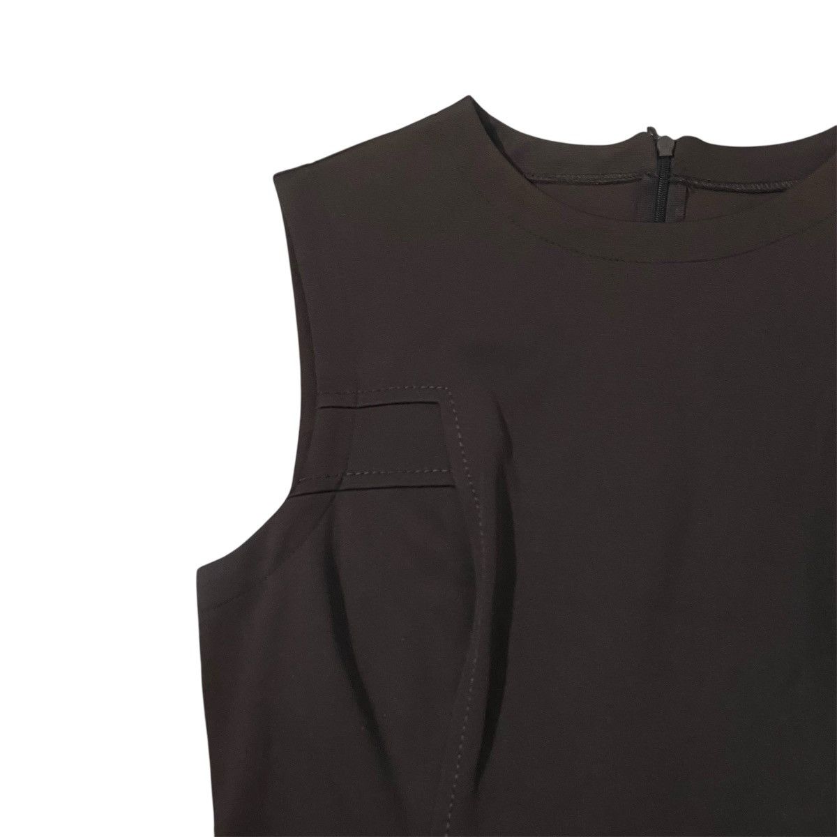 Fendi ‼️LAST DROP‼️Fendi Jeans Brown Sleeveless Dress Minimalist Size S / US 4 / IT 40 - 6 Thumbnail