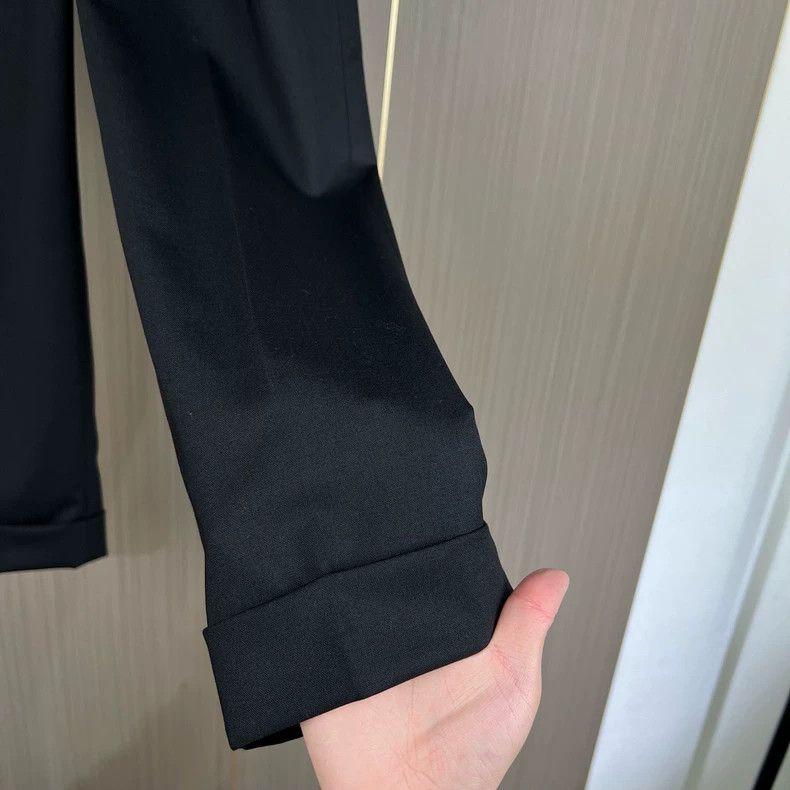 Prada Prada Black wool suit trousers 2504-Nextarrow Size 25" / US 0 / IT 36 - 4 Thumbnail