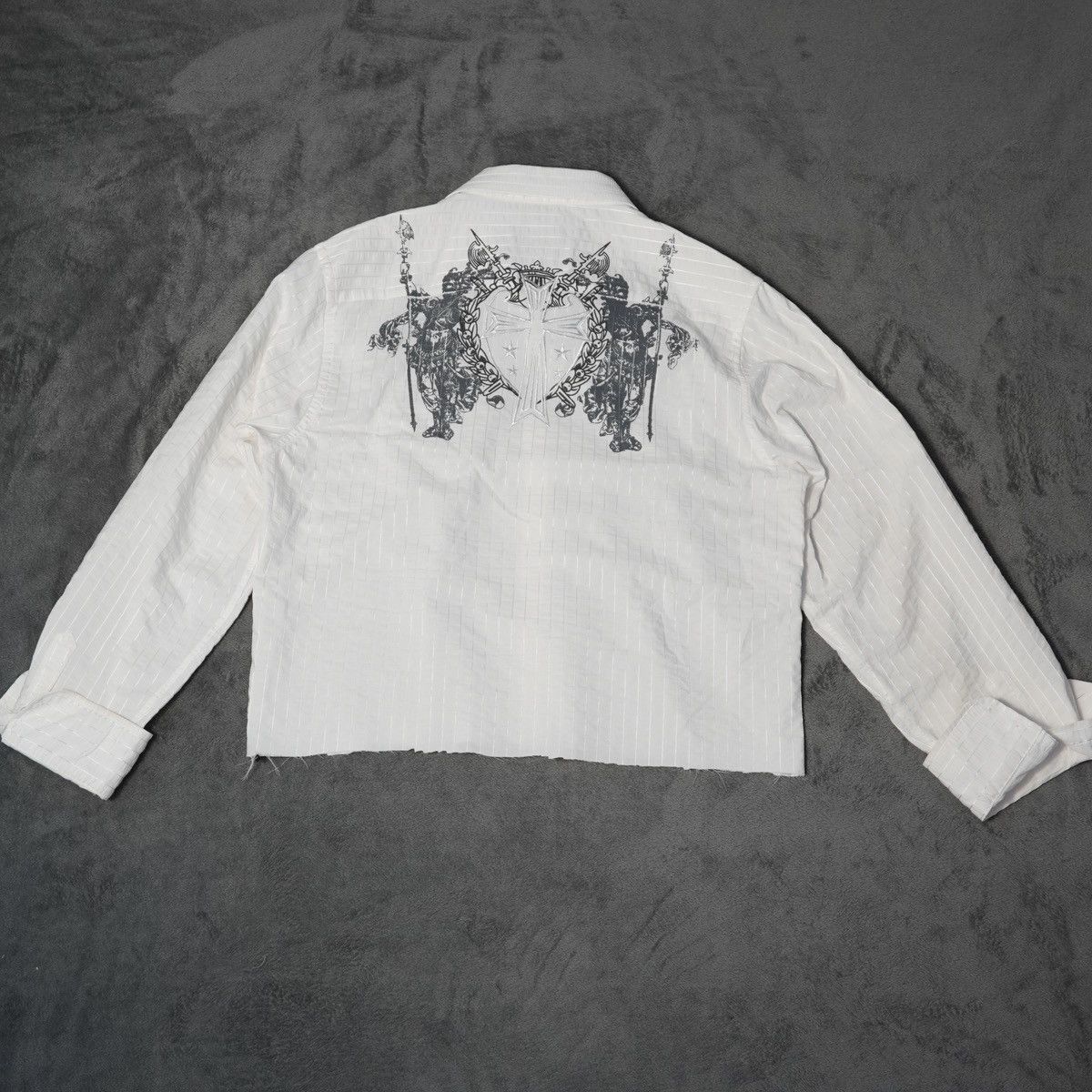 Other White Printed Long Sleeve Button Up Size US L / EU 52-54 / 3 - 2 Thumbnail