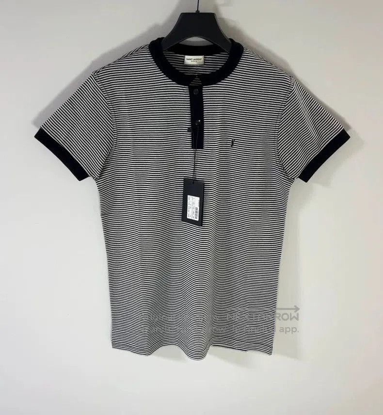 Saint Laurent Paris Saint Laurent Paris Men's Short Sleeve Polo. Size US S / EU 44-46 / 1 - 1 Thumbnail