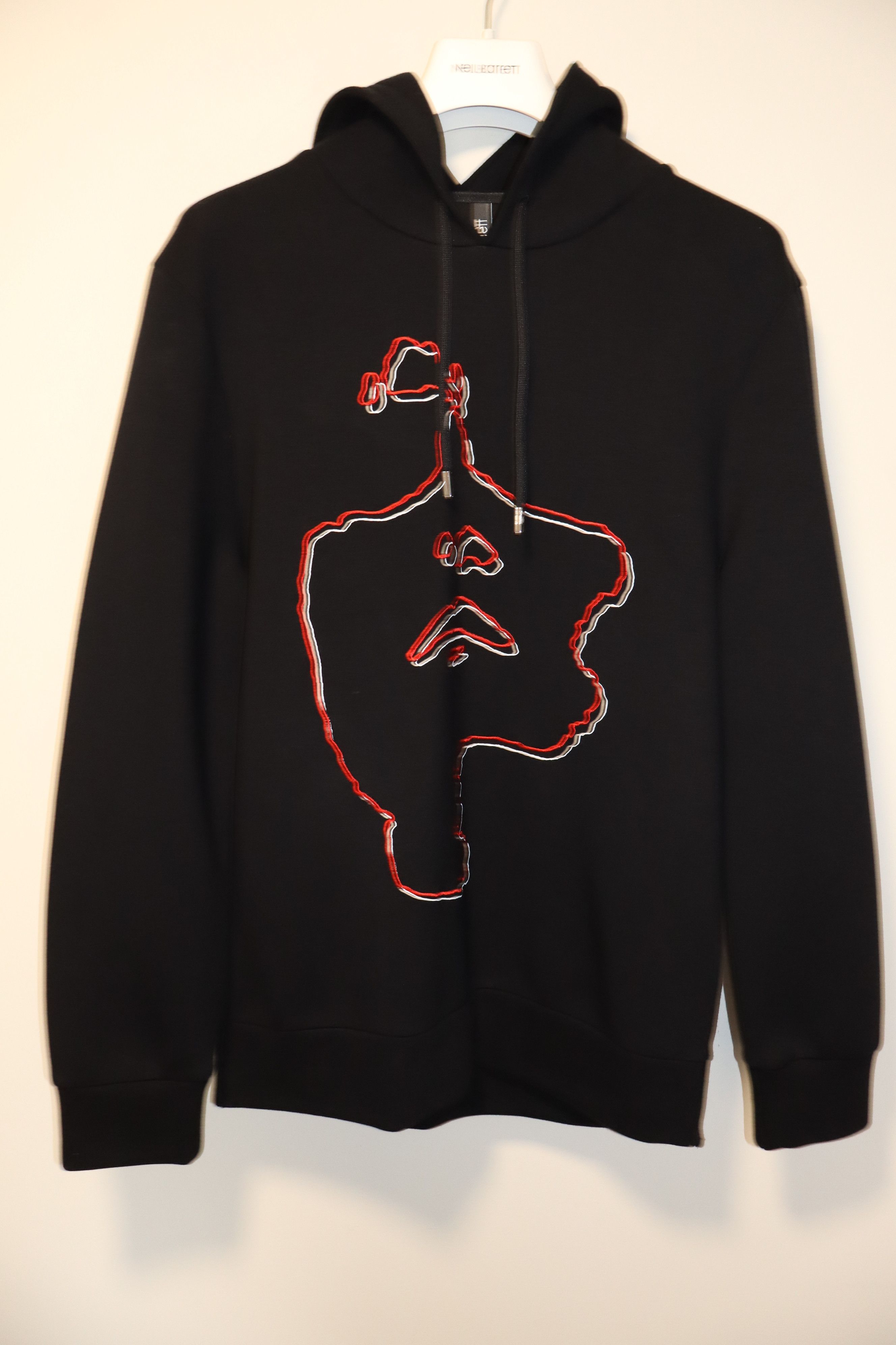 Neil Barrett Siousxie embroidered hoodie Size US S / EU 44-46 / 1 - 1 Thumbnail