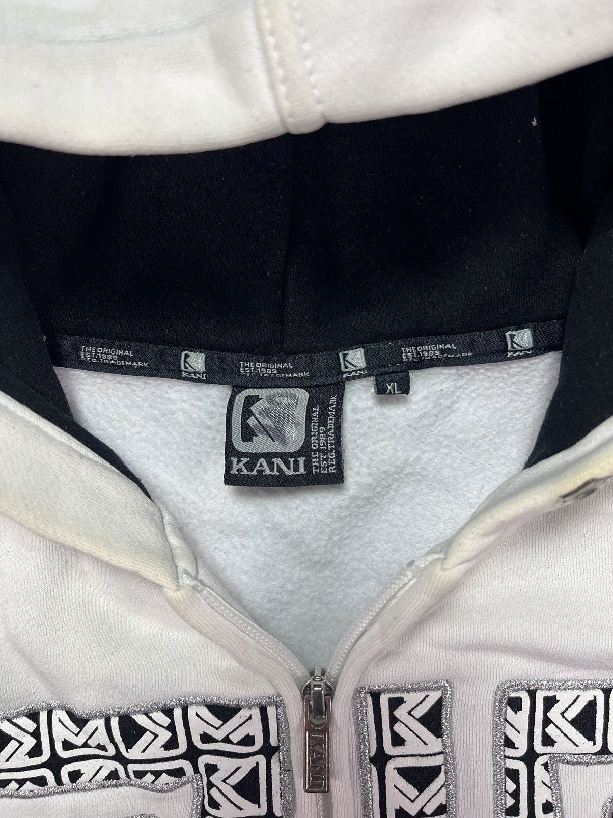 Karl Kani Karl Kani Big Spirals Logo Baggy Washed Zip Hoodie XL XXL Size US XL / EU 56 / 4 - 12 Thumbnail