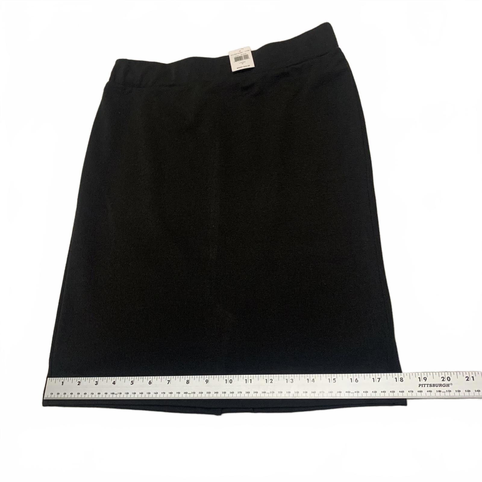 Other eci New York Women's Black Classic Skirt Size M NWT Size 32" / US 10 / IT 46 - 3 Thumbnail