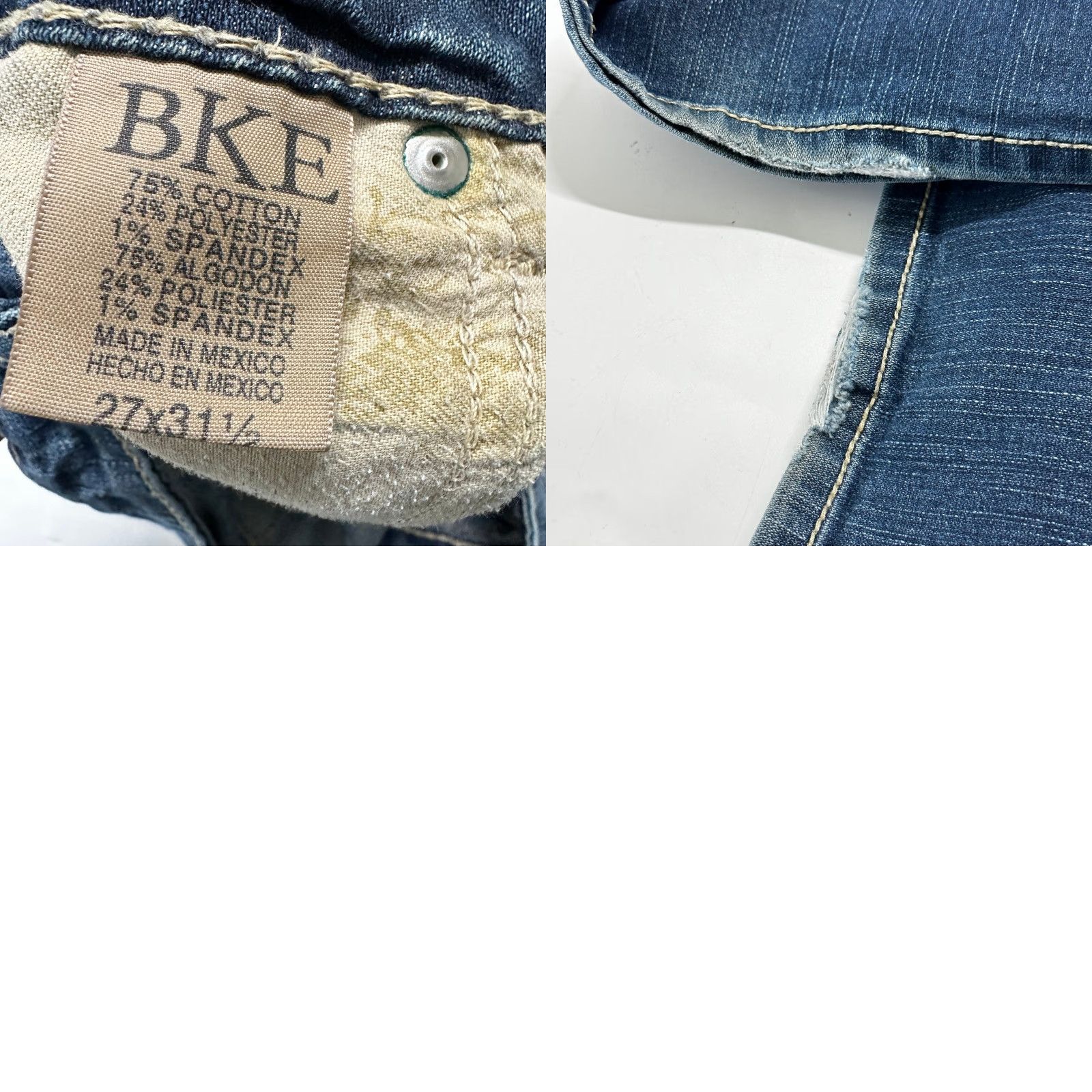 BKE VINTAGE BKE Jeans Women 27 Blue Denim Boots Bootcut Low Rise 29 in Inseam 5-Pocket Y2K"} Size 27" / US 4 / IT 40 - 8 Thumbnail