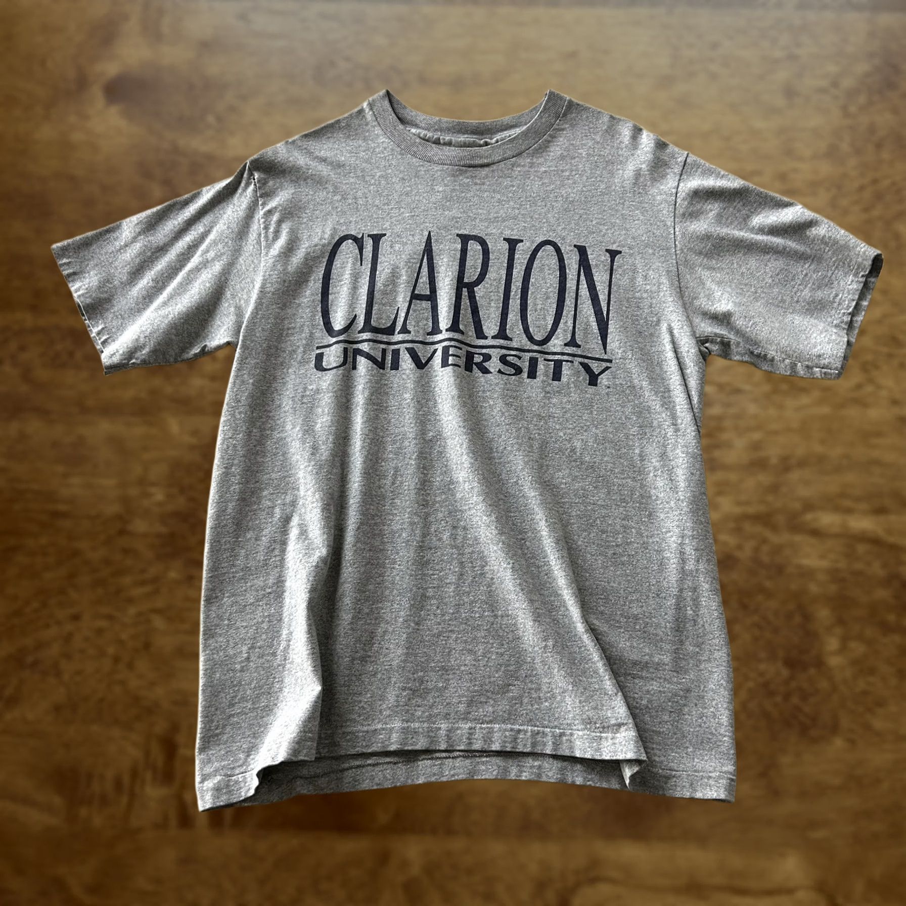 Vintage Vintage Clarion University Shirt Mens Large Gray Tee Cotton Exchange T-Shirt Size US L / EU 52-54 / 3 - 1 Thumbnail