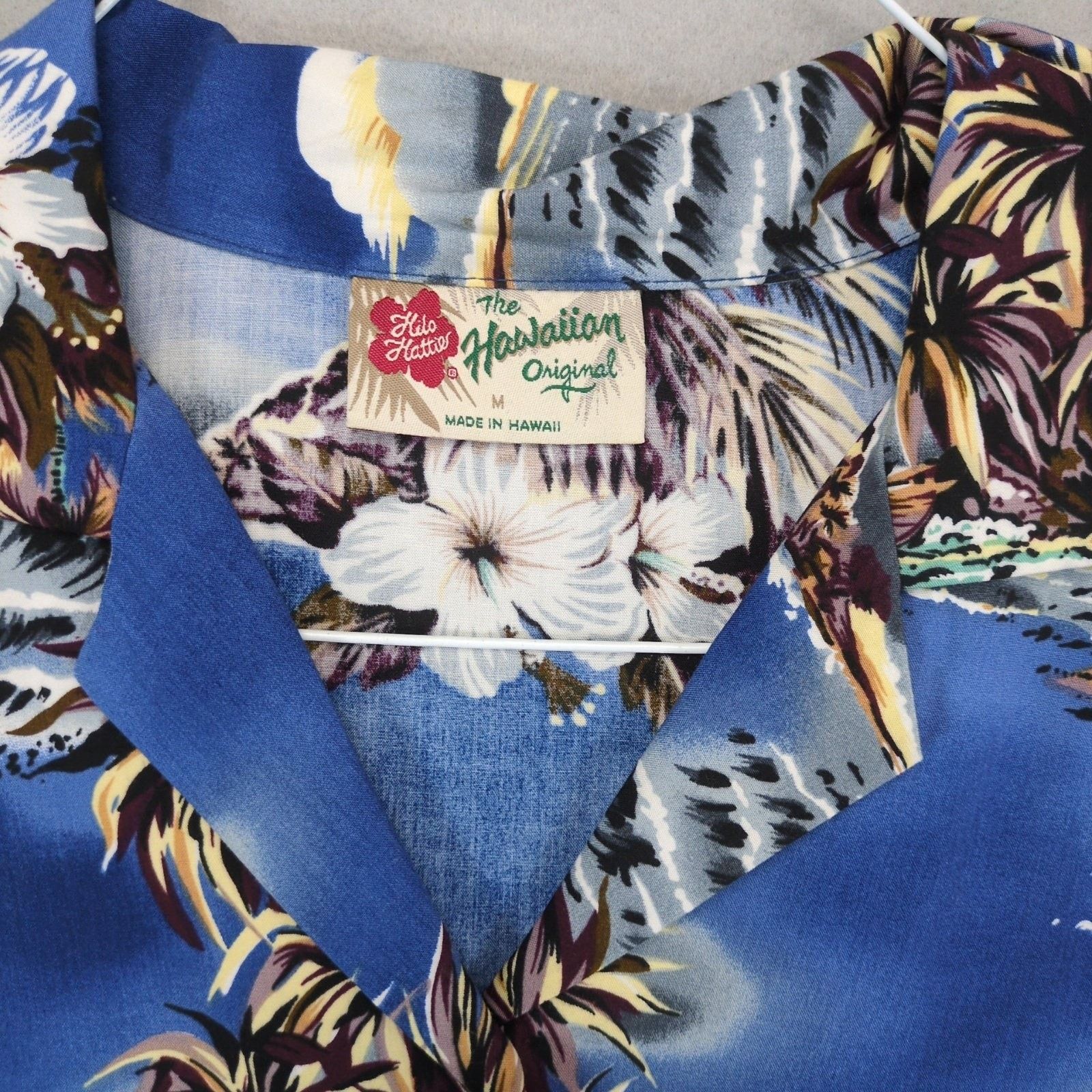 Hilo Hattie Hilo Hattie Men's M Floral Hawaiian Camp Shirt Size US M / EU 48-50 / 2 - 2 Thumbnail