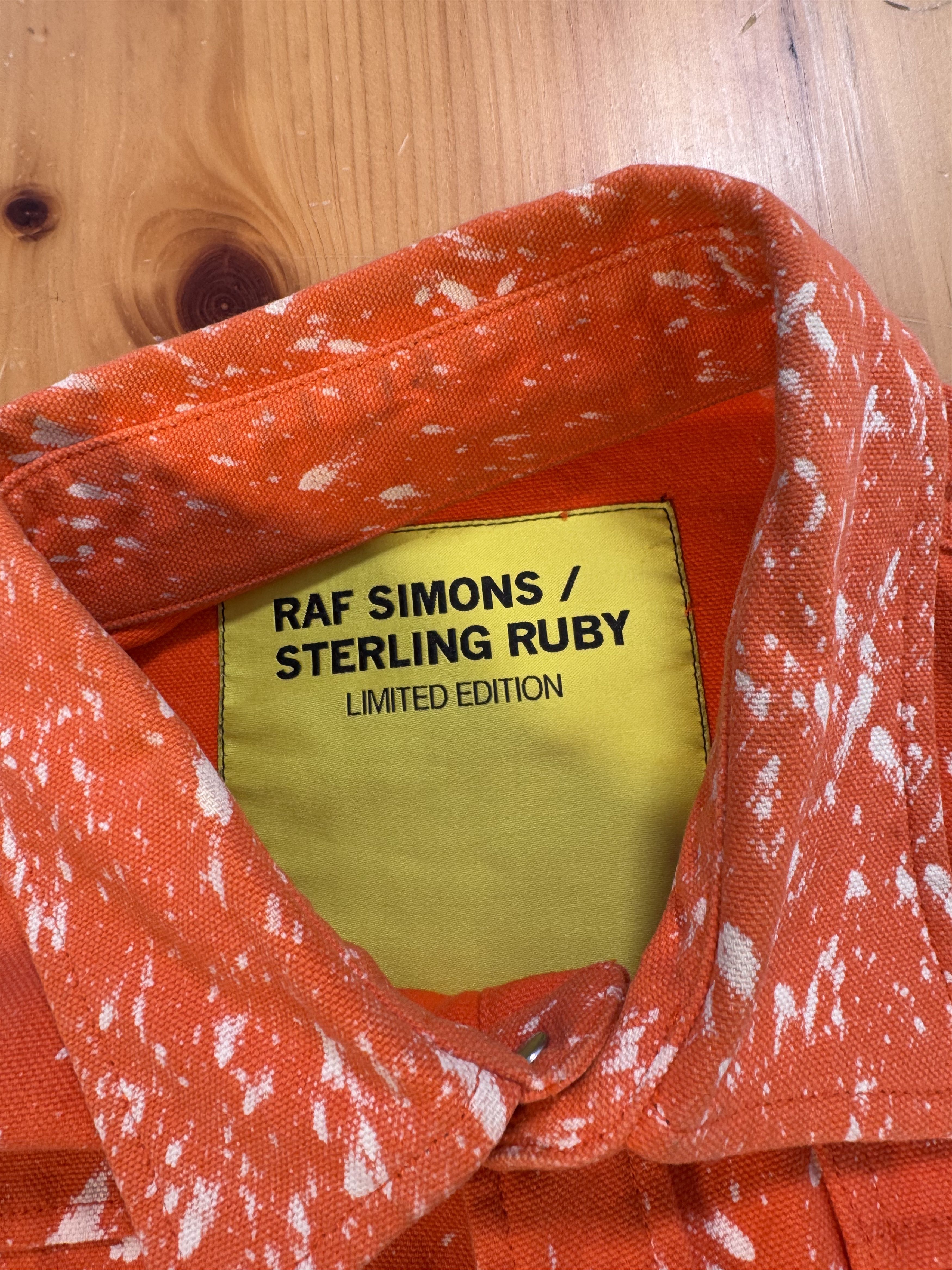 Sterling Ruby Sterling Ruby x Raf Simons RARE Bleached Splatter soto Shirt Size US L / EU 52-54 / 3 - 7 Thumbnail