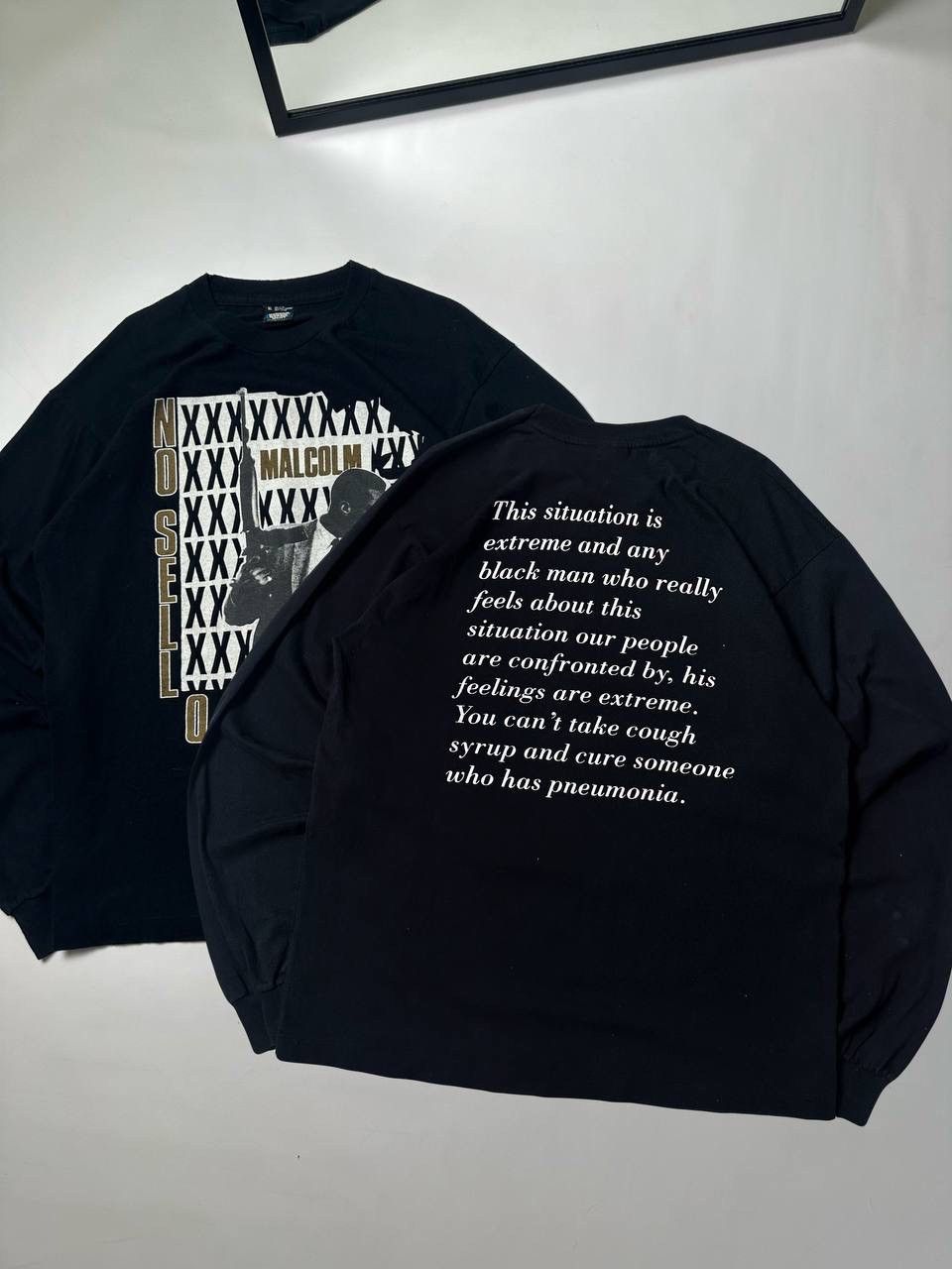 Malcolm McLaren Vintage Malcolm - no sell out Sex Pistols Long sleeve Tee Size US XL / EU 56 / 4 - 1 Thumbnail
