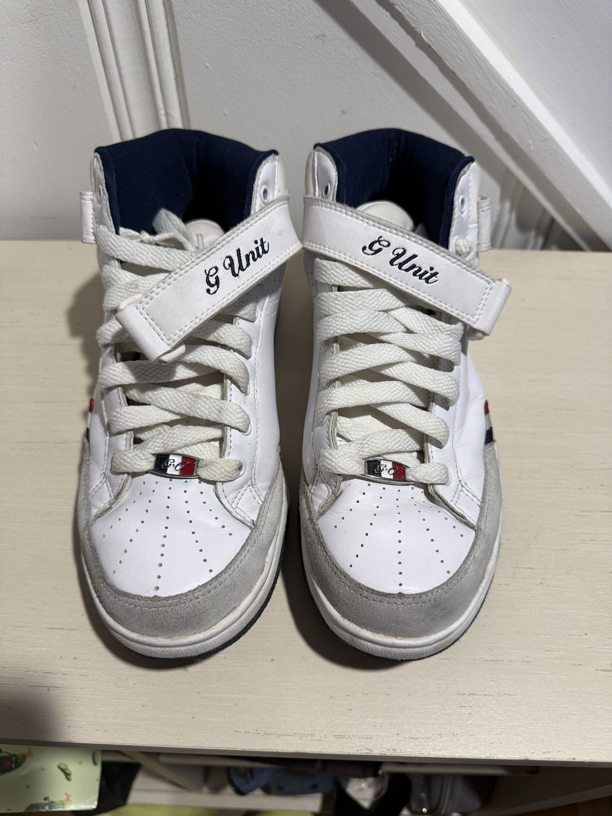 G-Unit × Reebok RBK G-Unit G6 Mid White Reebok G-unit Sneakers Mens Size 10 Size US 10 / EU 43 - 9 Thumbnail