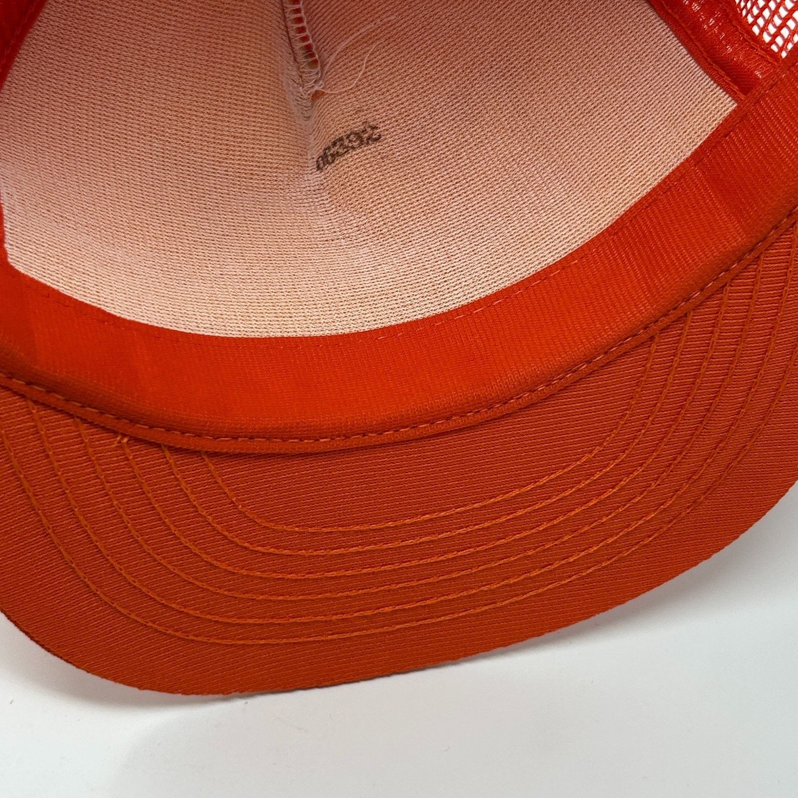 Vintage Vintage 80s Nugget Sportsmens Club Trucker Hat Cap Orange Size ONE SIZE - 5 Thumbnail