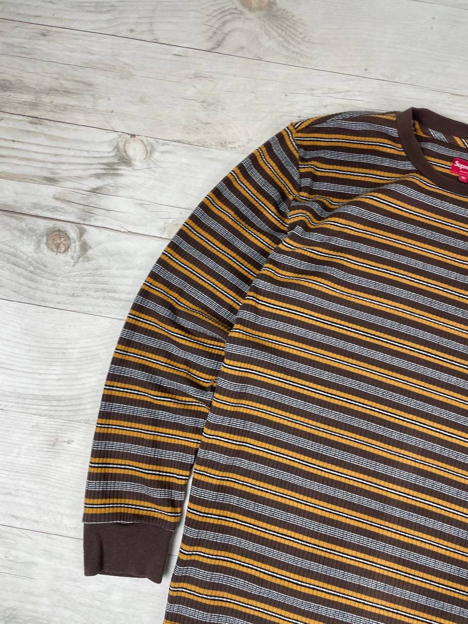 Supreme Supreme Raised Stripe Long Sleeve T Shirt Size US XL / EU 56 / 4 - 2 Thumbnail