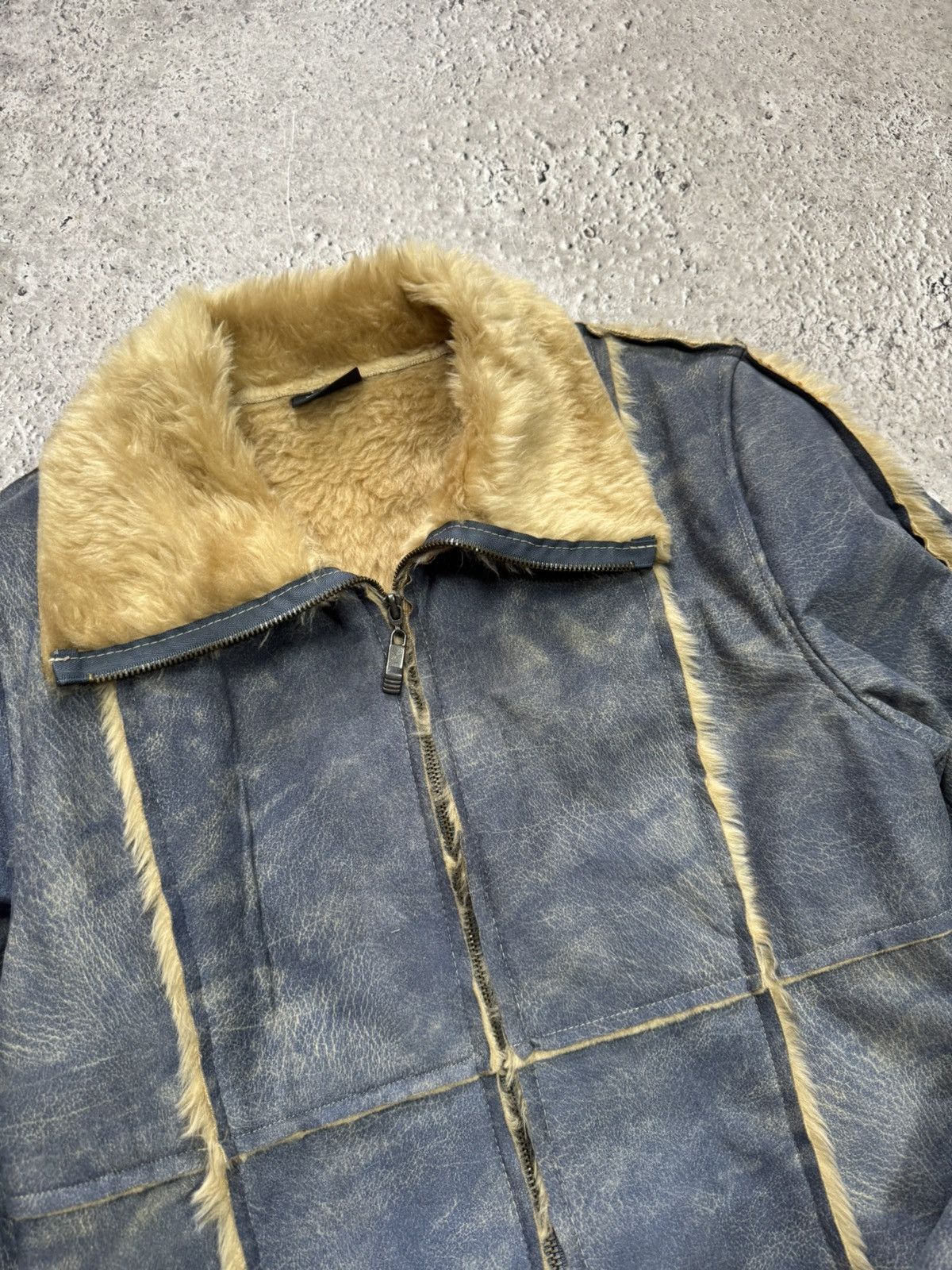 Other Saix Womens Faux Shearling Jacket Fur Lined Zip Coat Size M Size M / US 6-8 / IT 42-44 - 5 Thumbnail