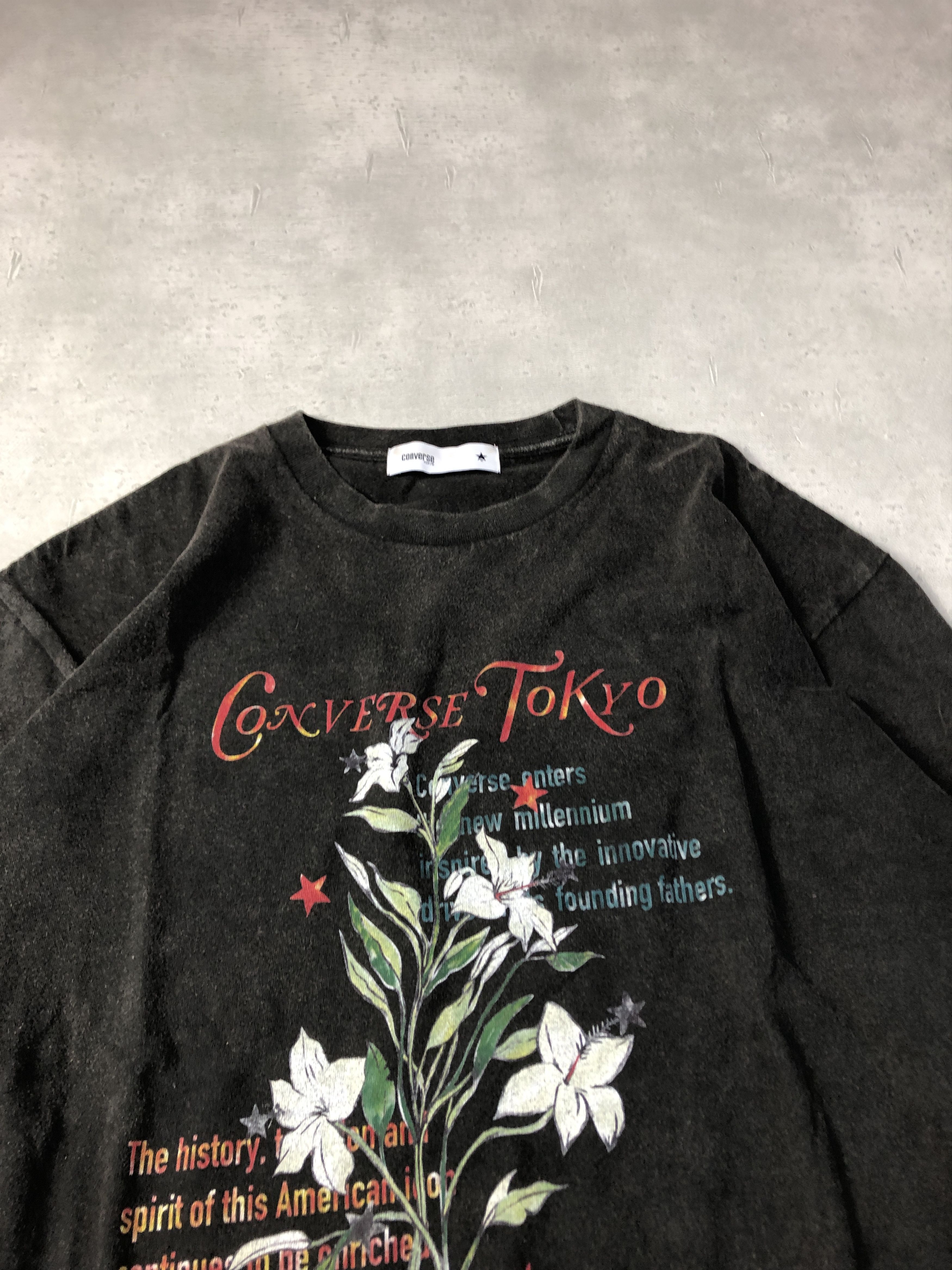 Converse ConverseTokyo vintage design wide tee t-shirt 29-1-3 86 Size US L / EU 52-54 / 3 - 6 Thumbnail