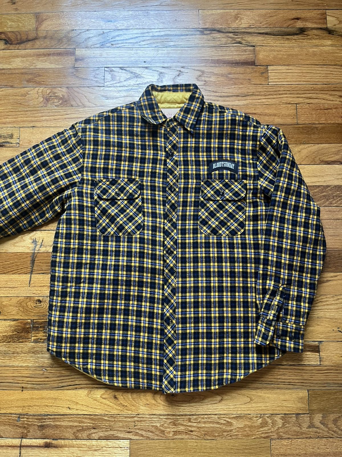 Full Send Bloody Sunday Unreleased Flannel Shirt Jacket Size US M / EU 48-50 / 2 - 2 Thumbnail