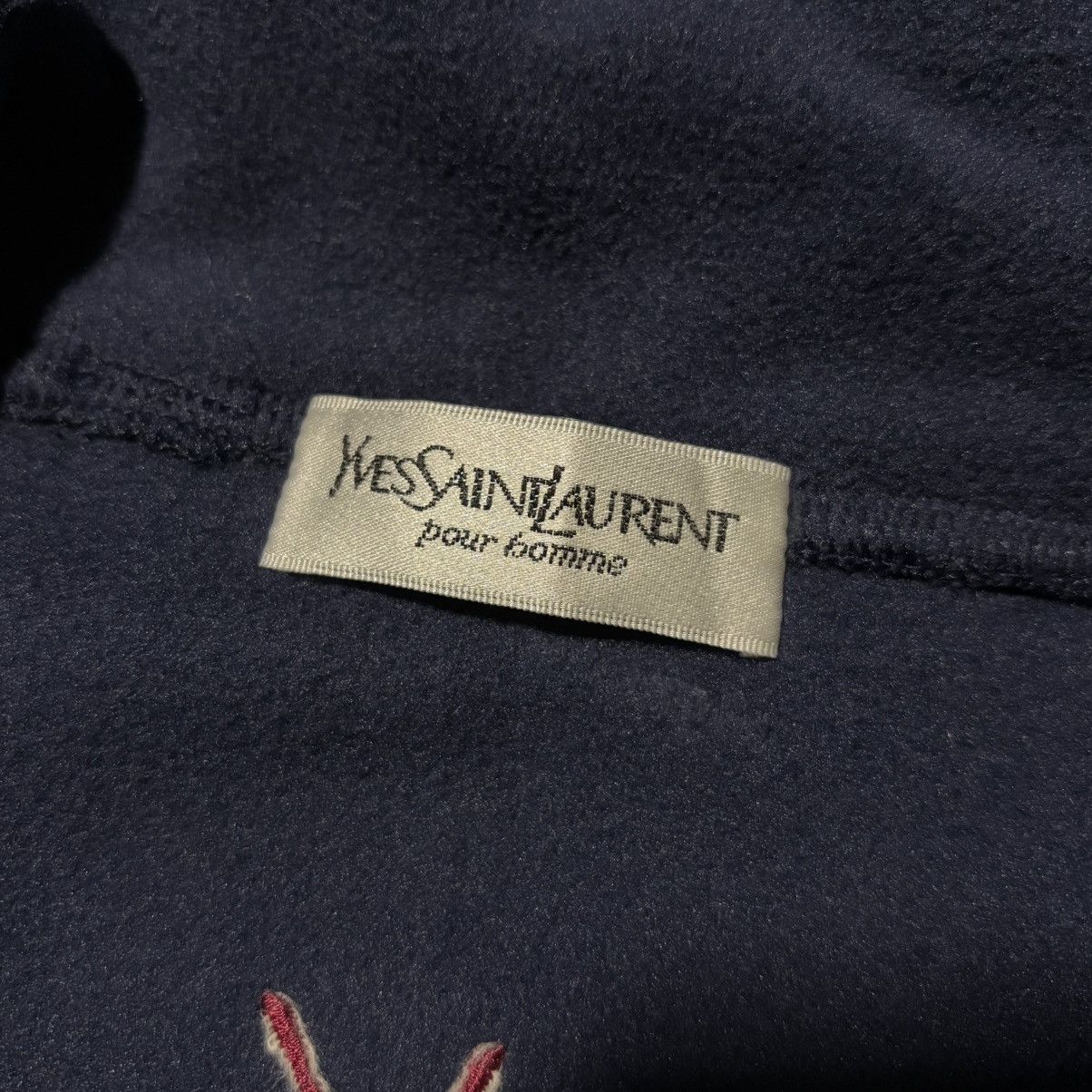 Yves Saint Laurent Vintage Yves Saint Laurent Halfzip Jacket Embroidery Size US L / EU 52-54 / 3 - 6 Thumbnail