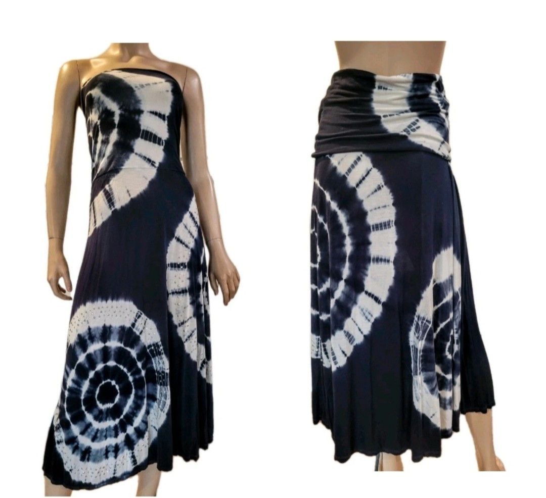 I.N.C IInternational Concepts Dress to Skirt Tie-Dye Stud Detail Size M / US 6-8 / IT 42-44 - 1 Thumbnail