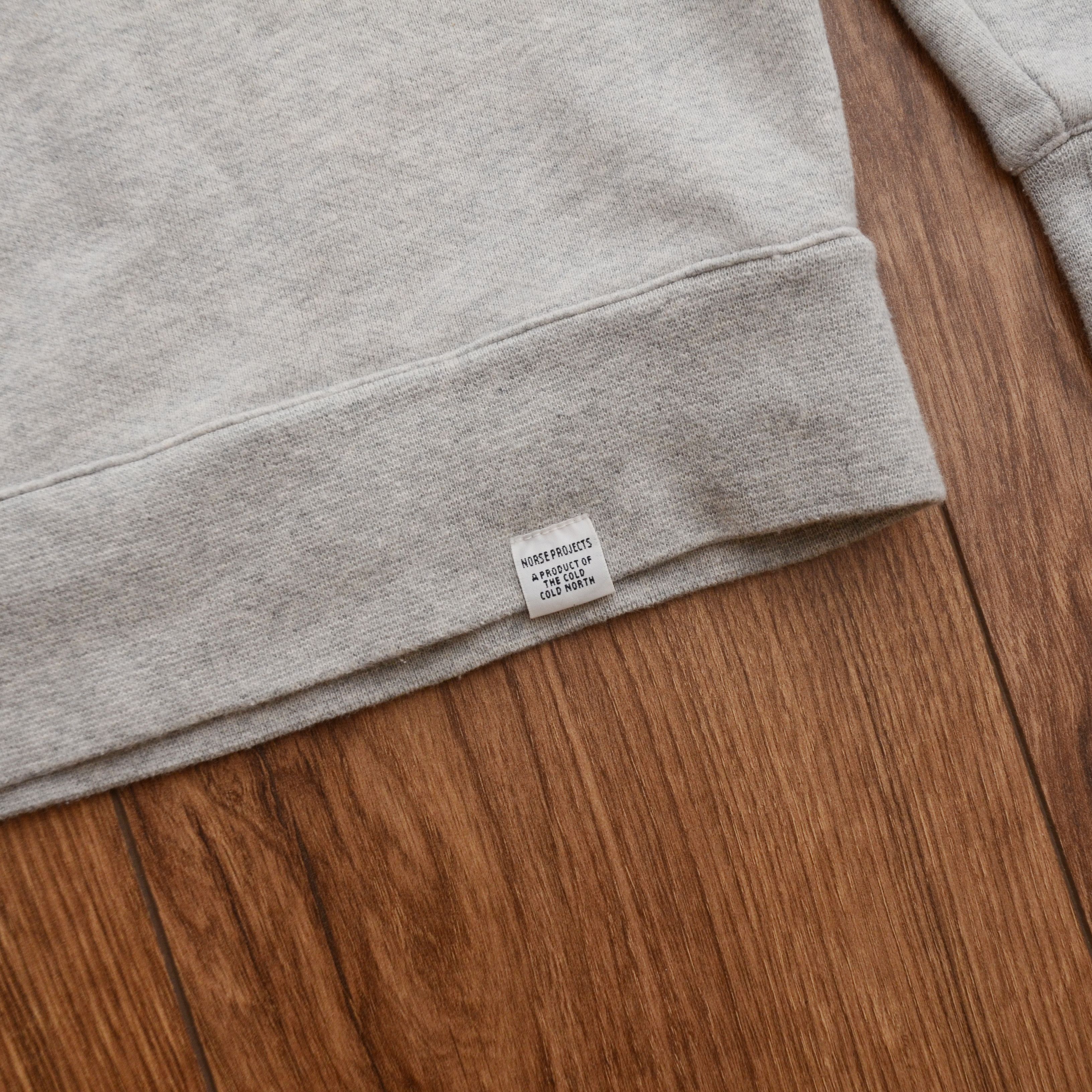 Norse Projects Norse Projects VAGN LOGO CREW Long Sweatshirt Sz L Big Logo Size US L / EU 52-54 / 3 - 7 Thumbnail