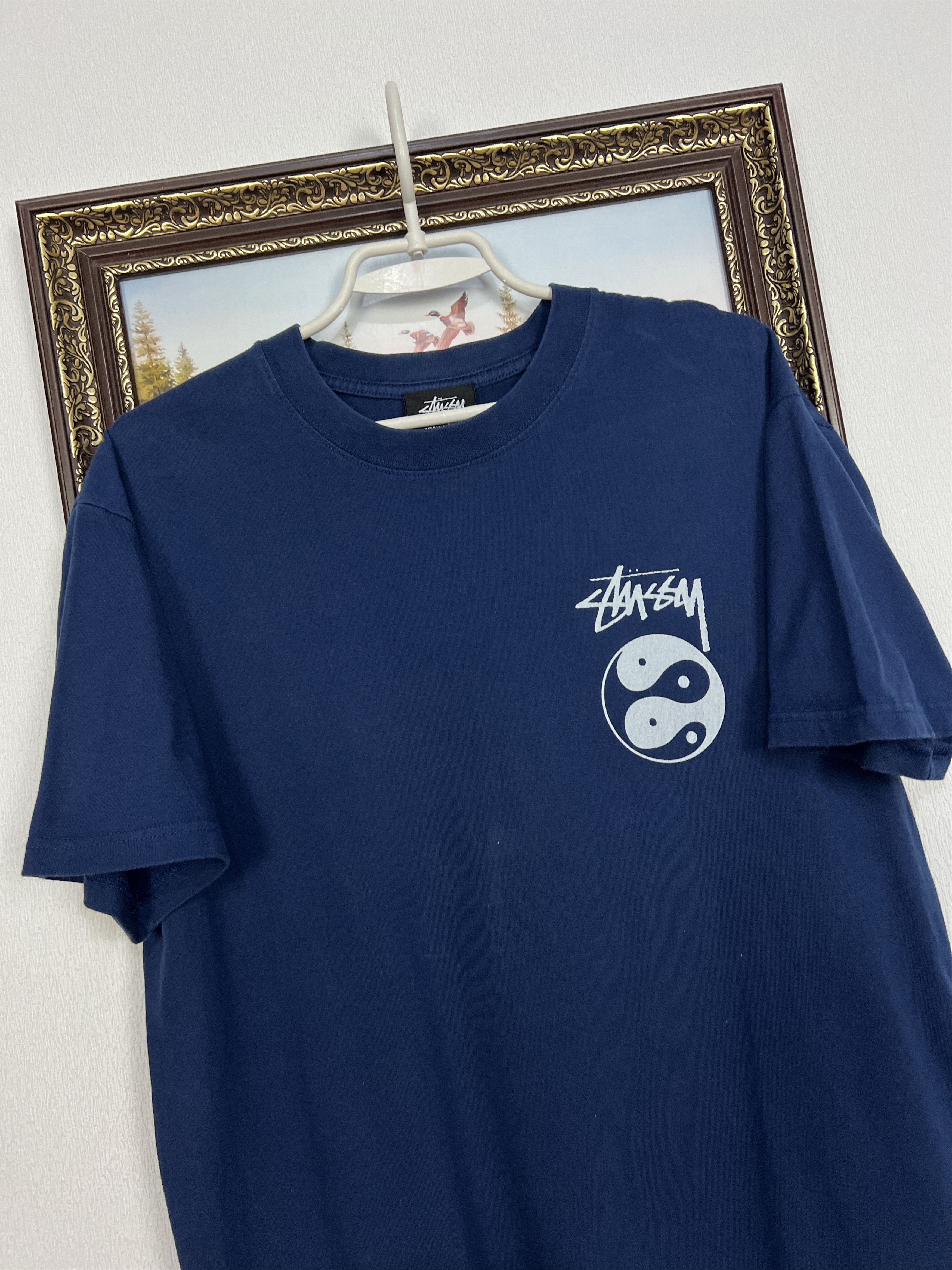 Vintage Stussy Shirt 8 Ball Y2K Over Print Big Logo Tee Jersey Size US M / EU 48-50 / 2 - 4 Thumbnail
