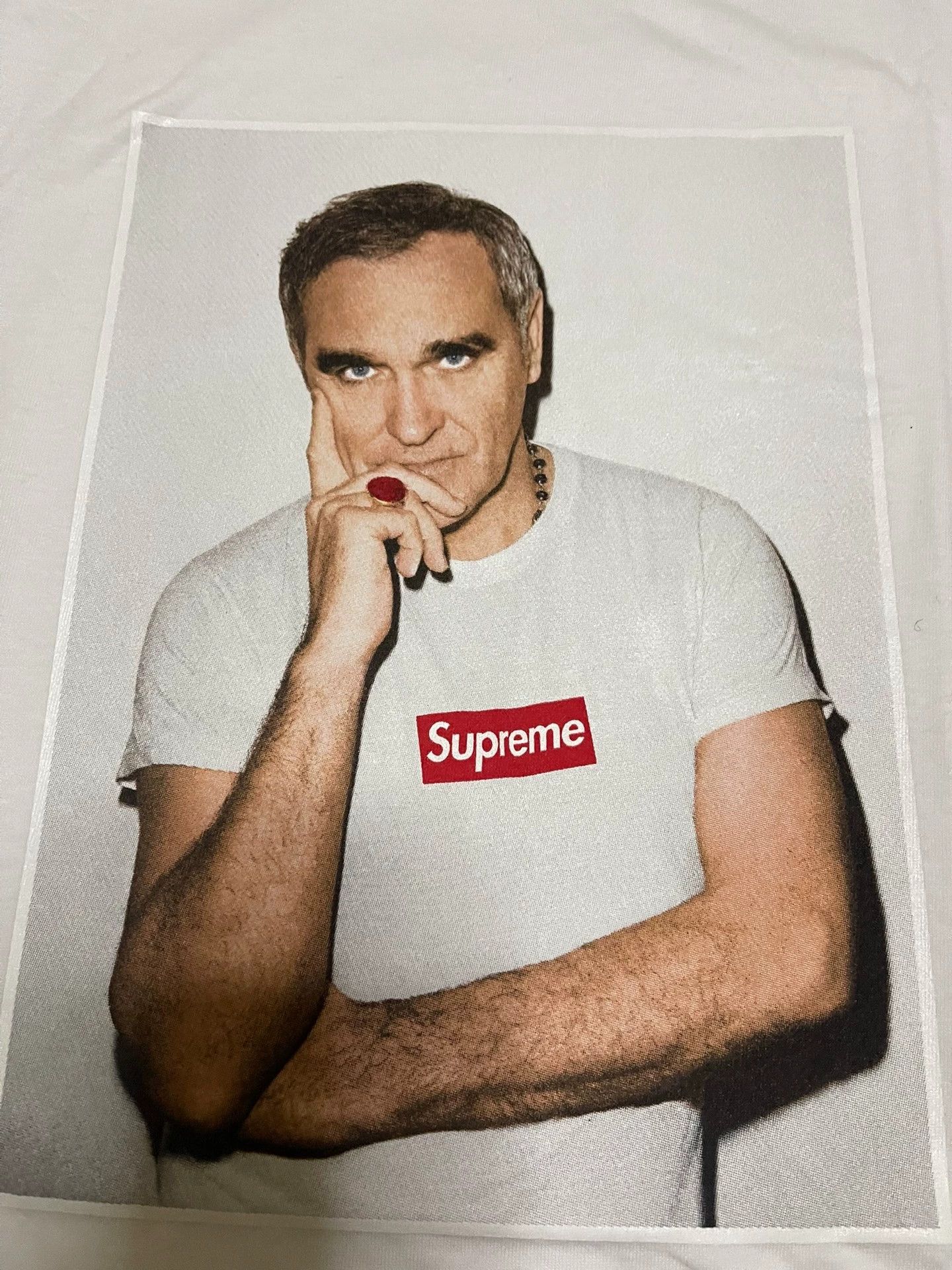 Supreme Supreme Morrissey Photo Tee White XL Size US XL / EU 56 / 4 - 2 Thumbnail