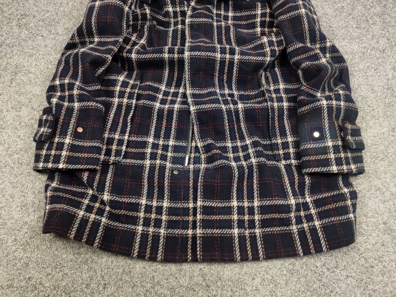 Paolo Pecora Paolo Pecora Design Duffle Checkered coat Wool Jacket Size US S / EU 44-46 / 1 - 9 Thumbnail