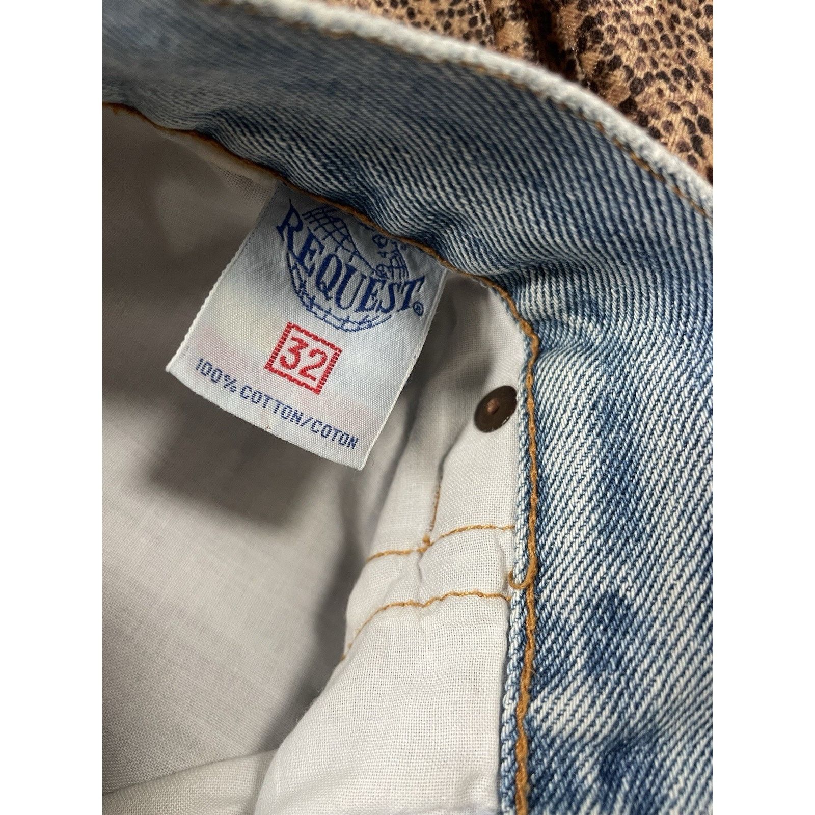 Request Jeans VTG Request Jeans Size 32 Denim 100% Cotton Straight Leg Size US 32 / EU 48 - 3 Thumbnail